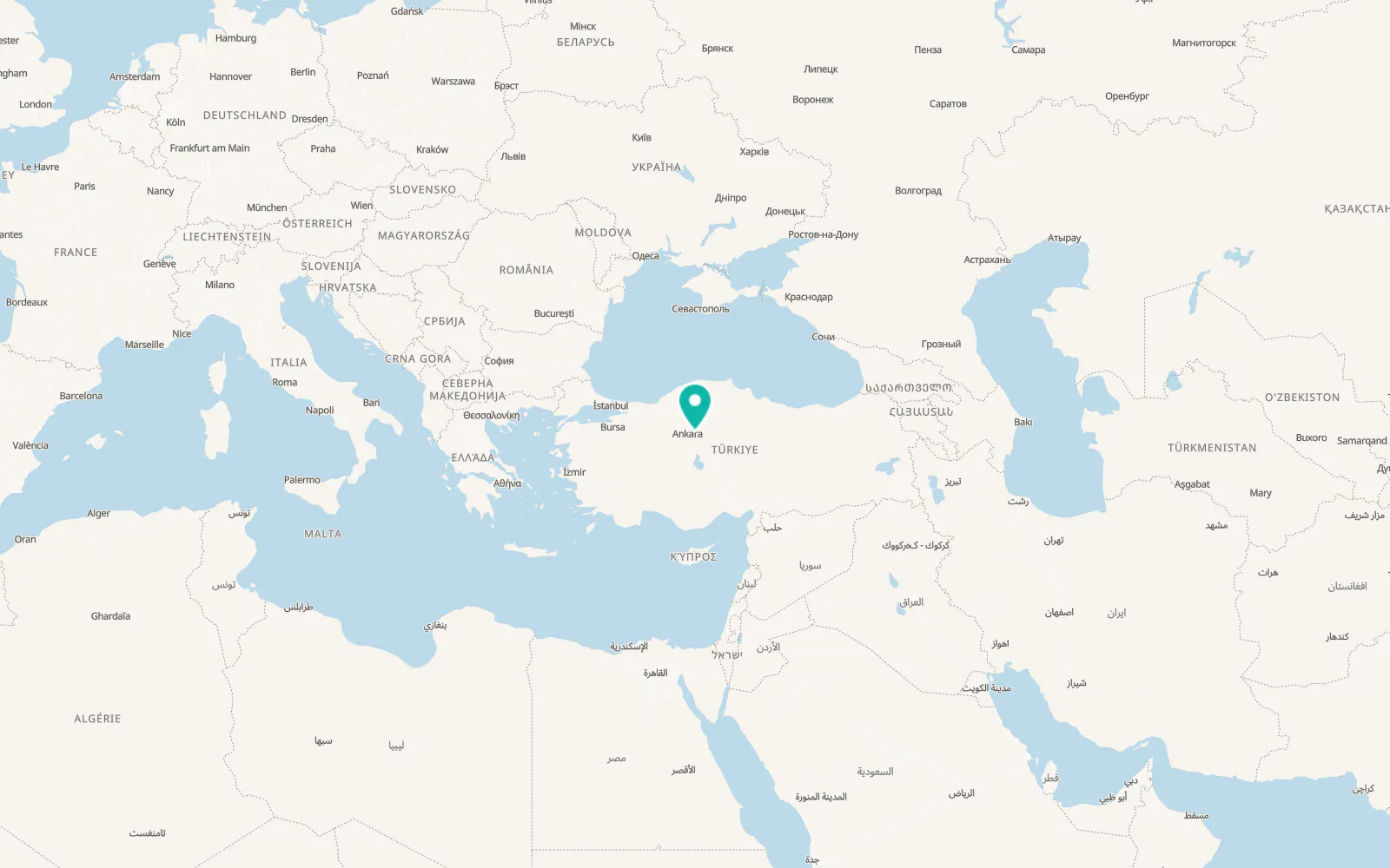 Map of Elmadağ