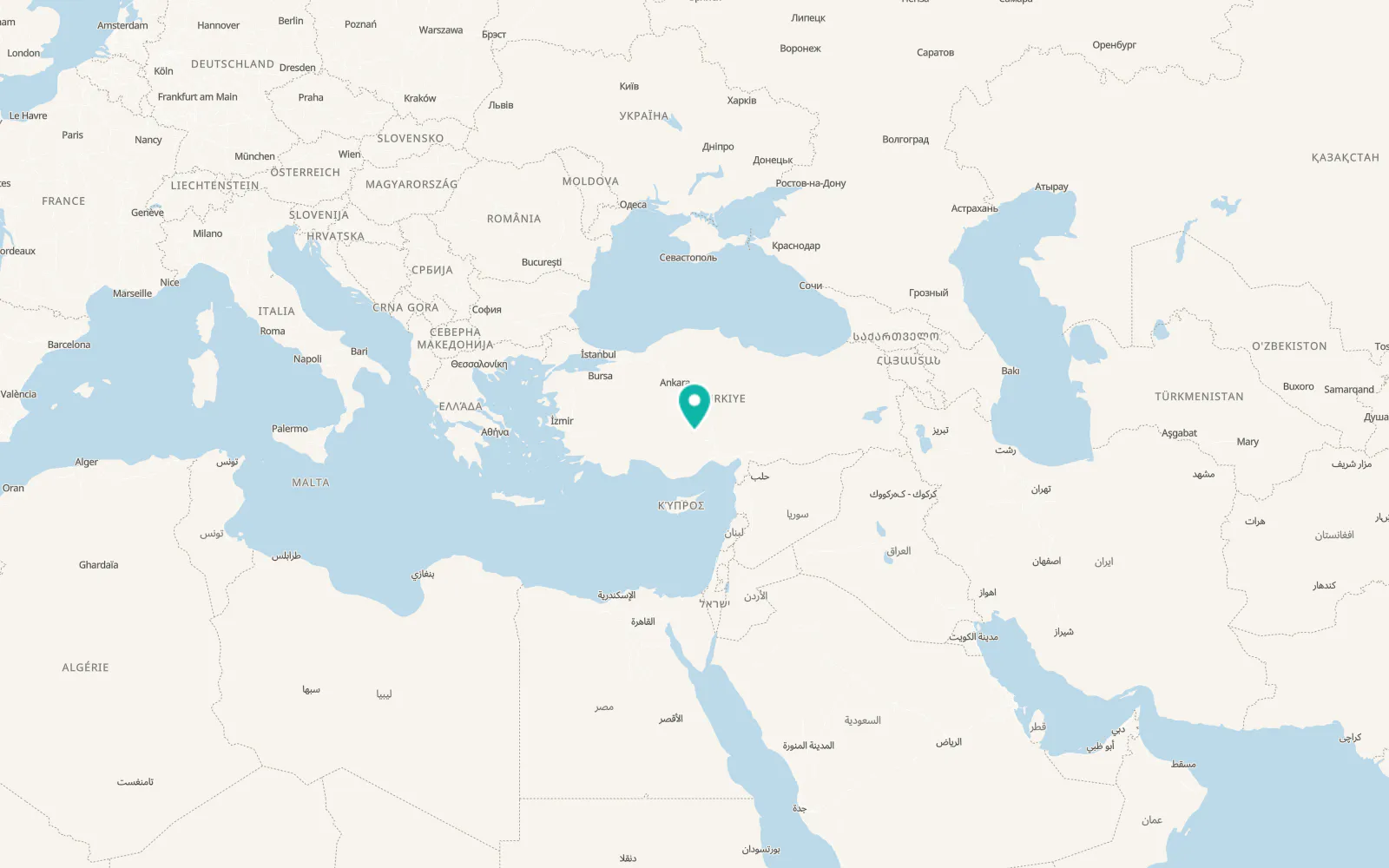 Map of Emirgazi