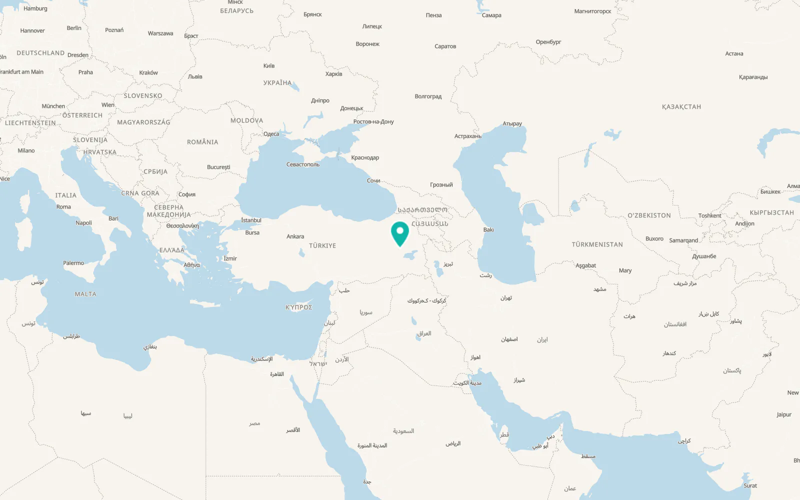 Map of Erentepe