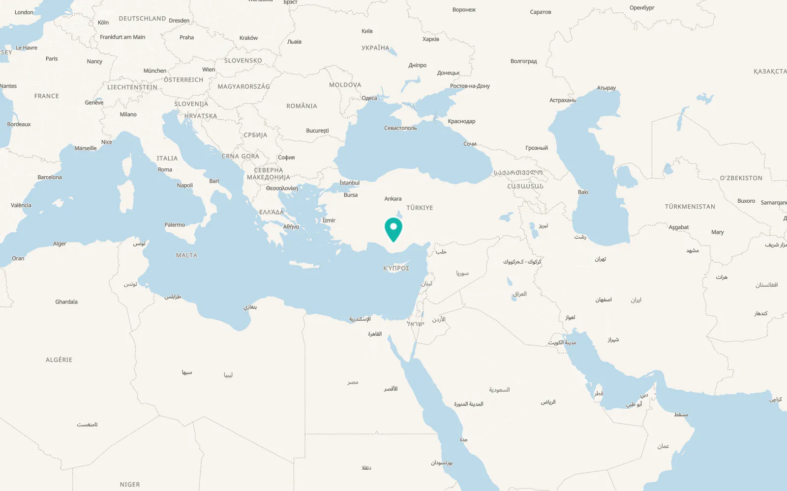 Map of Ermenek