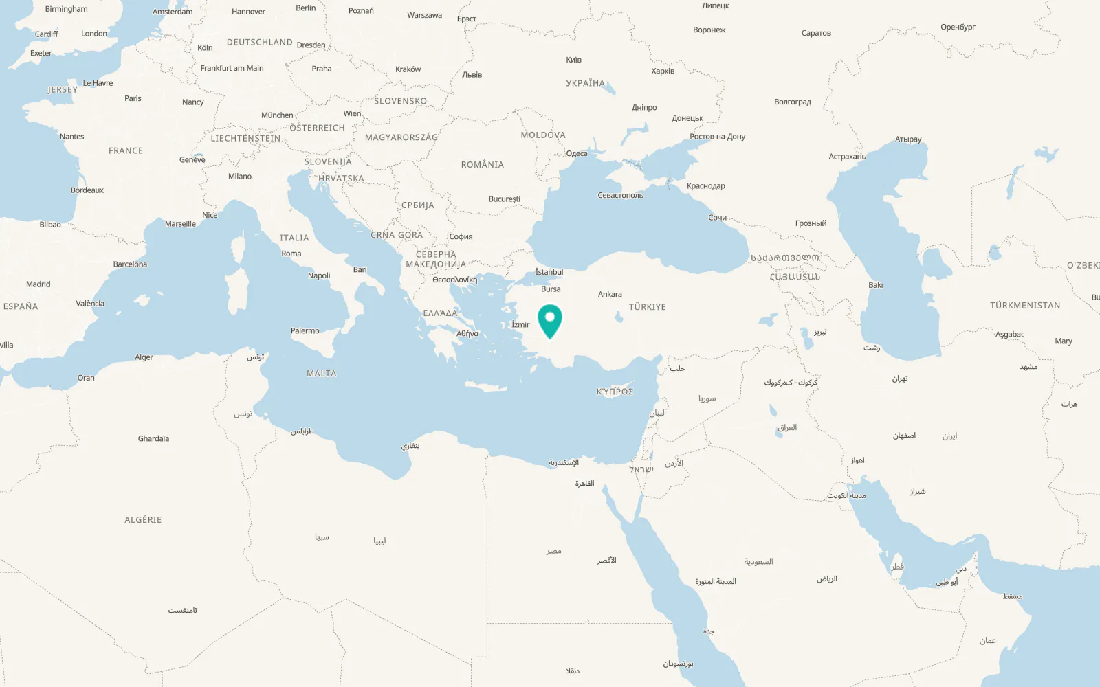 Map of Garipköy