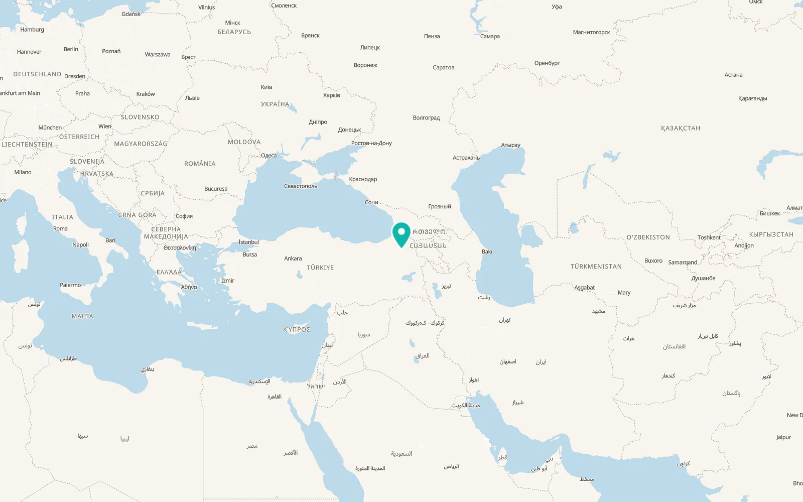 Map of Gaziler