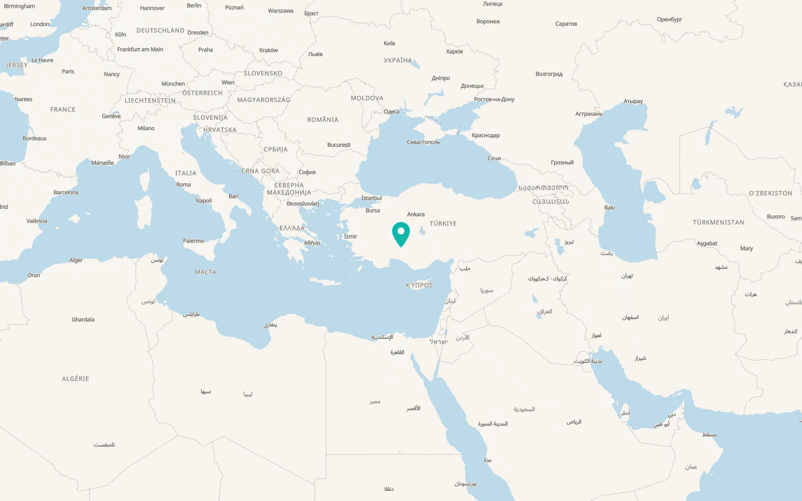 Map of Gencek