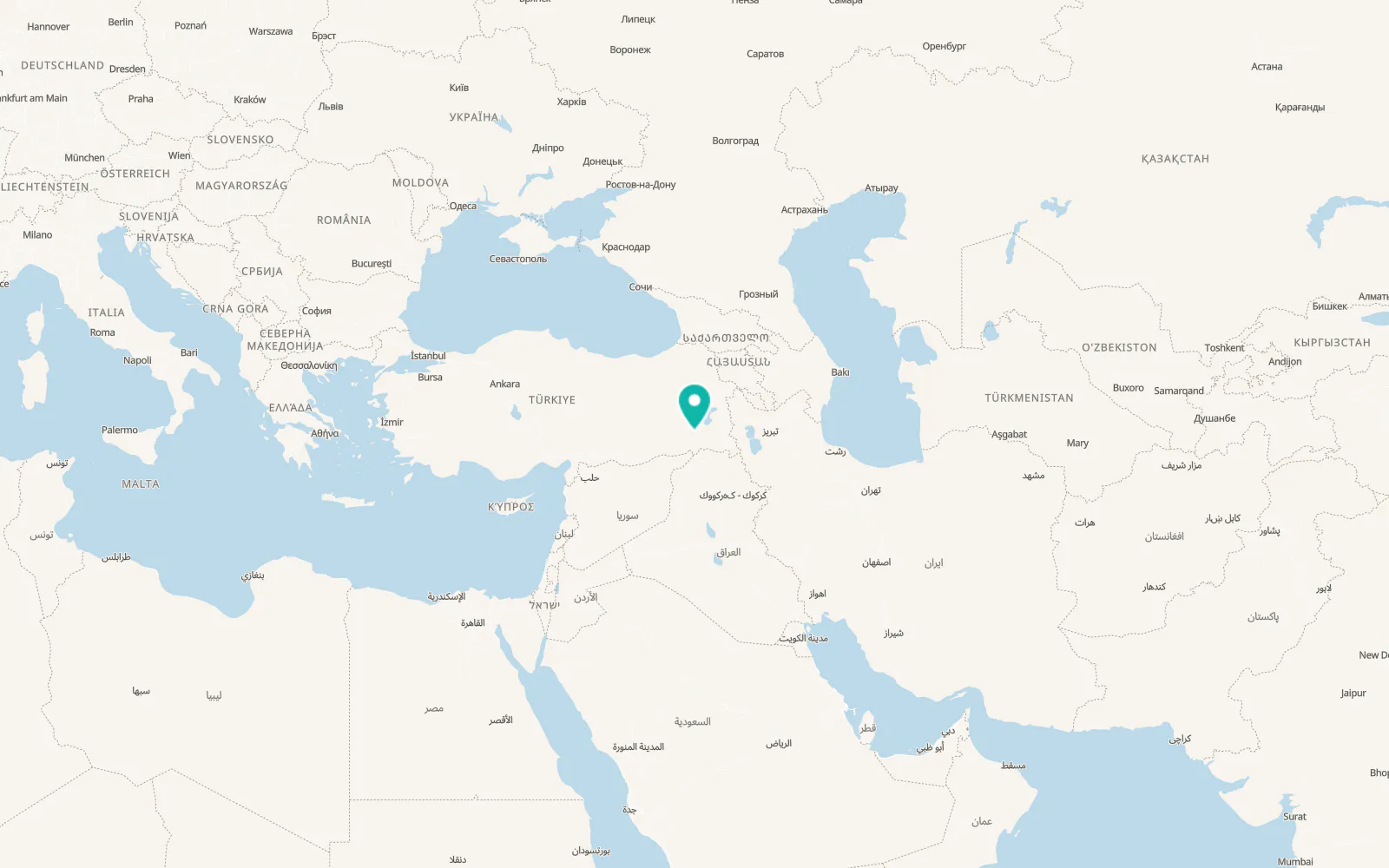 Map of Gökçekoru