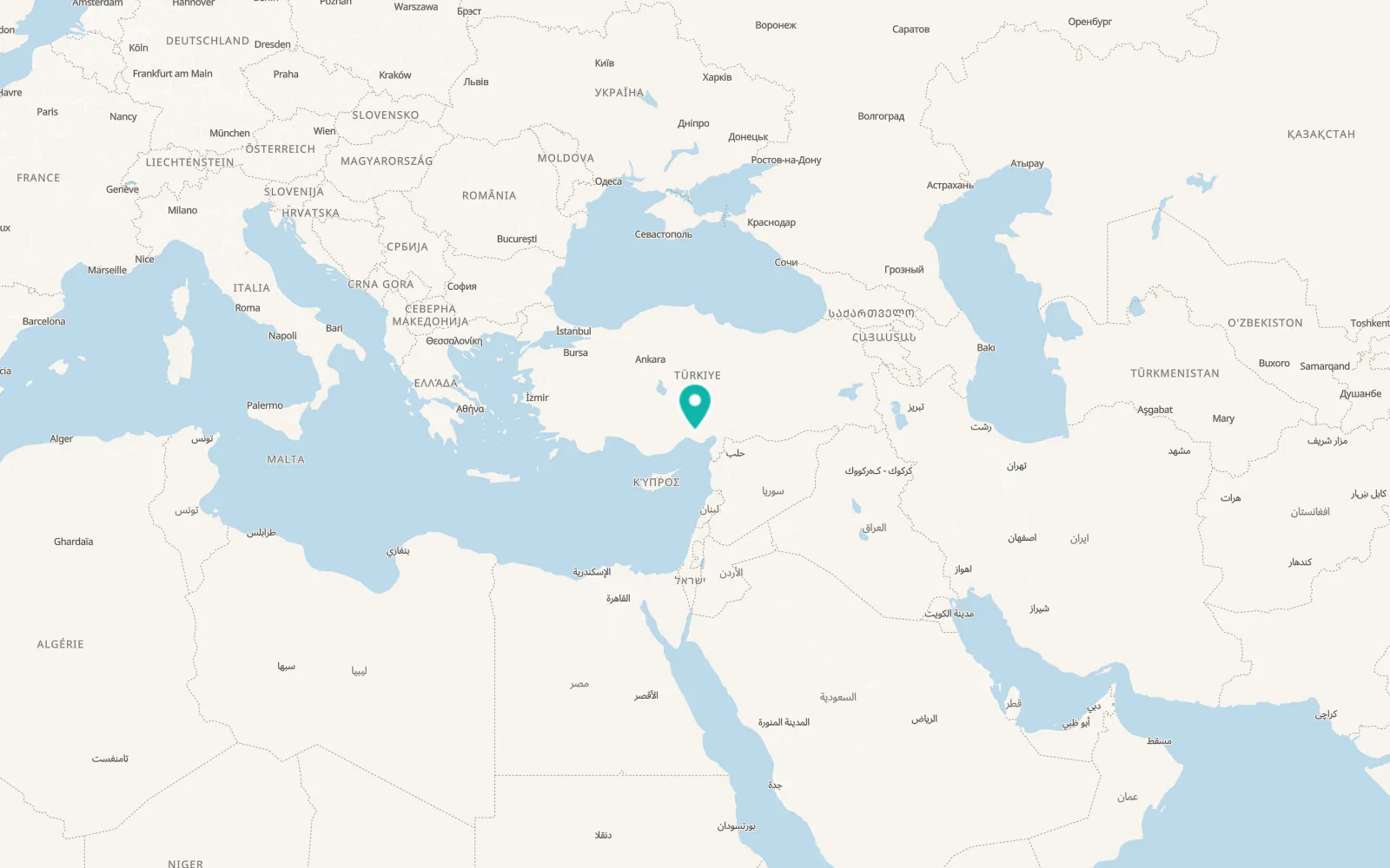 Map of Gökçeler