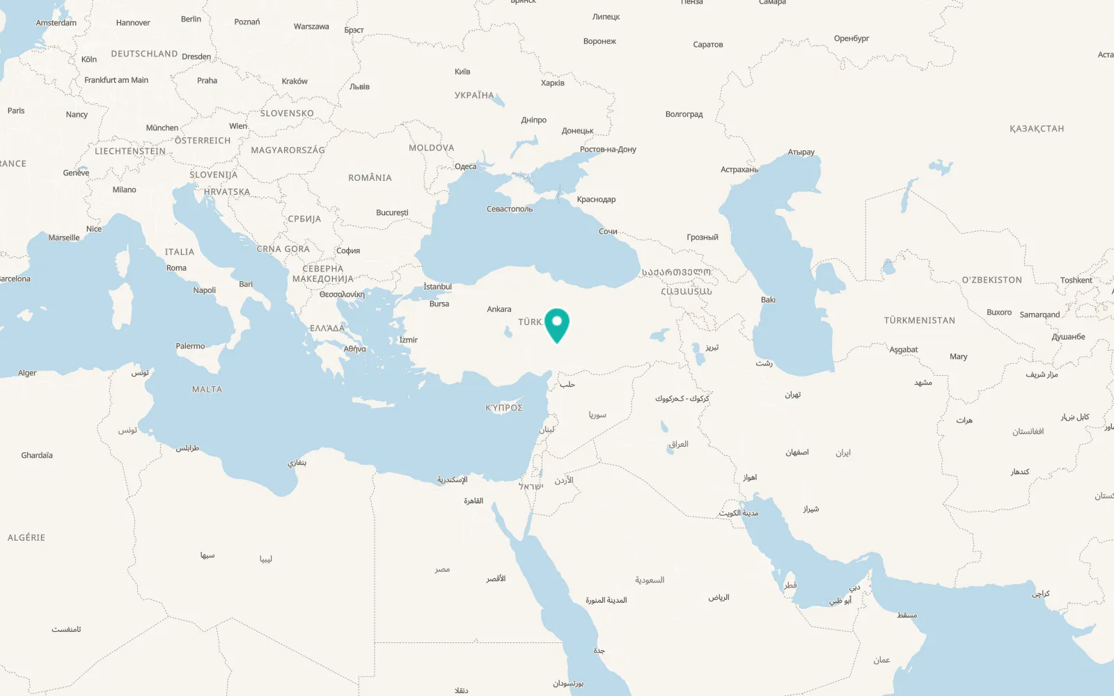 Map of Göksun