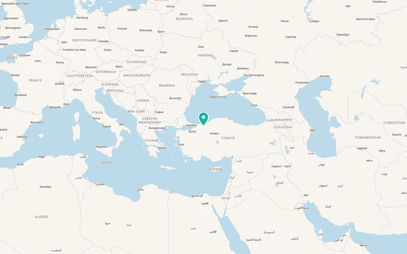 Map of Gölyaka