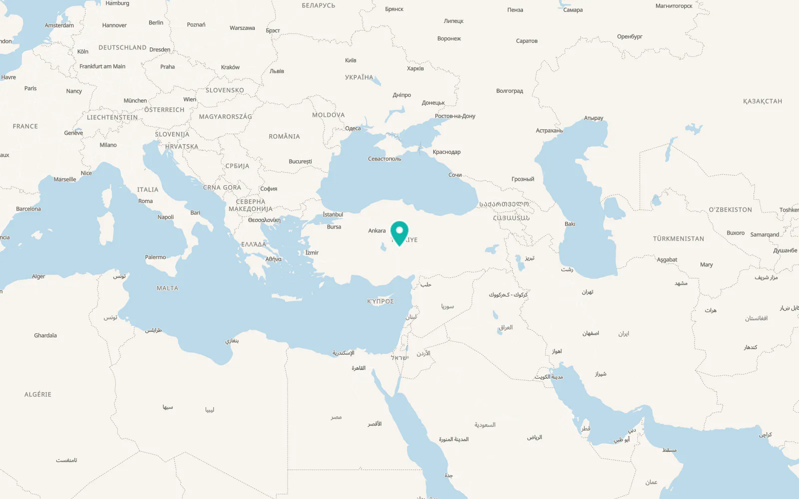 Map of Göreme