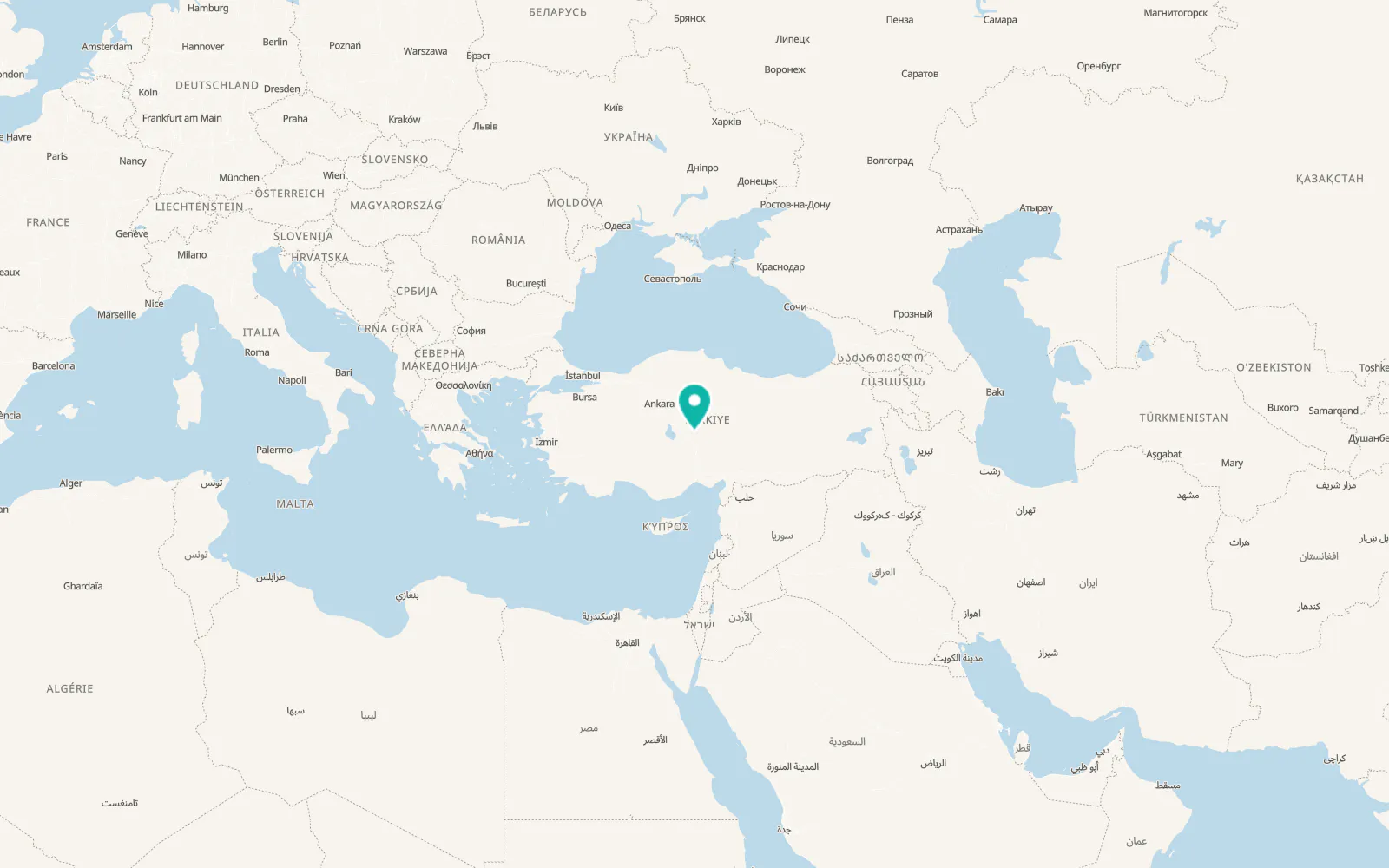 Map of Gülşehir