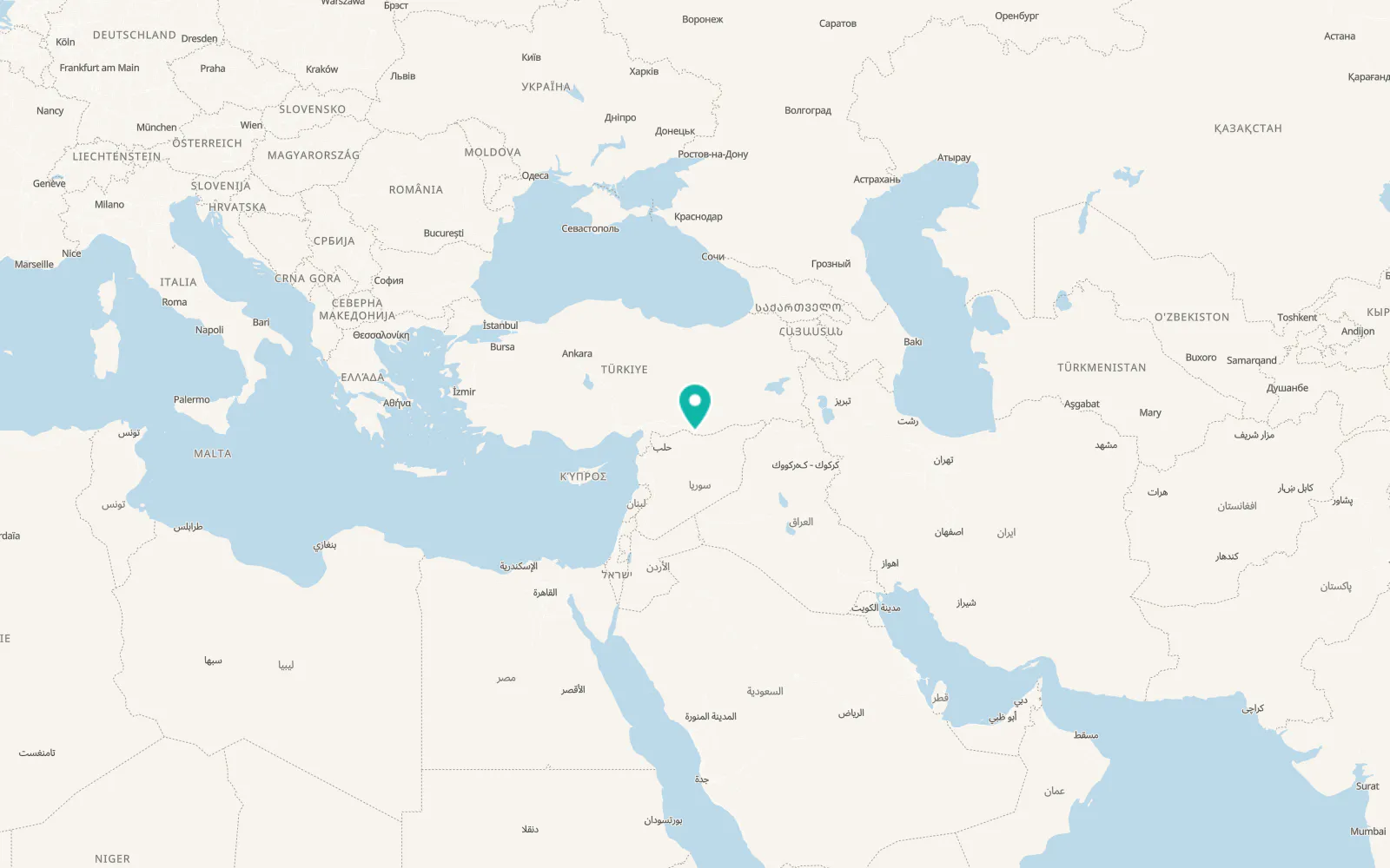 Map of Gündaş