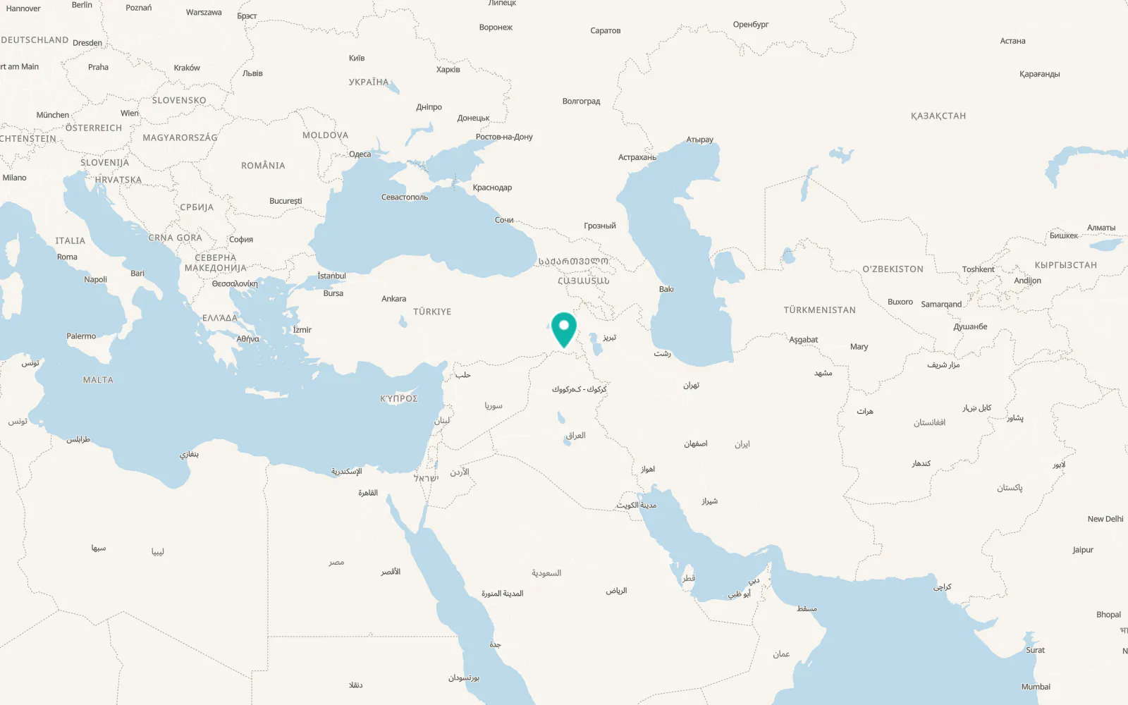 Map of Gündeş