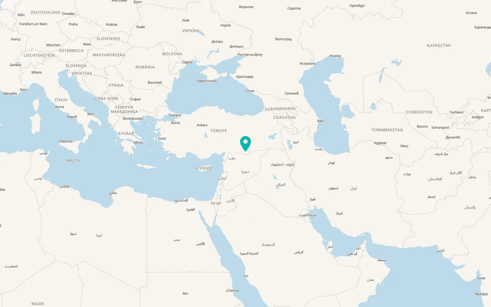 Map of Güneren