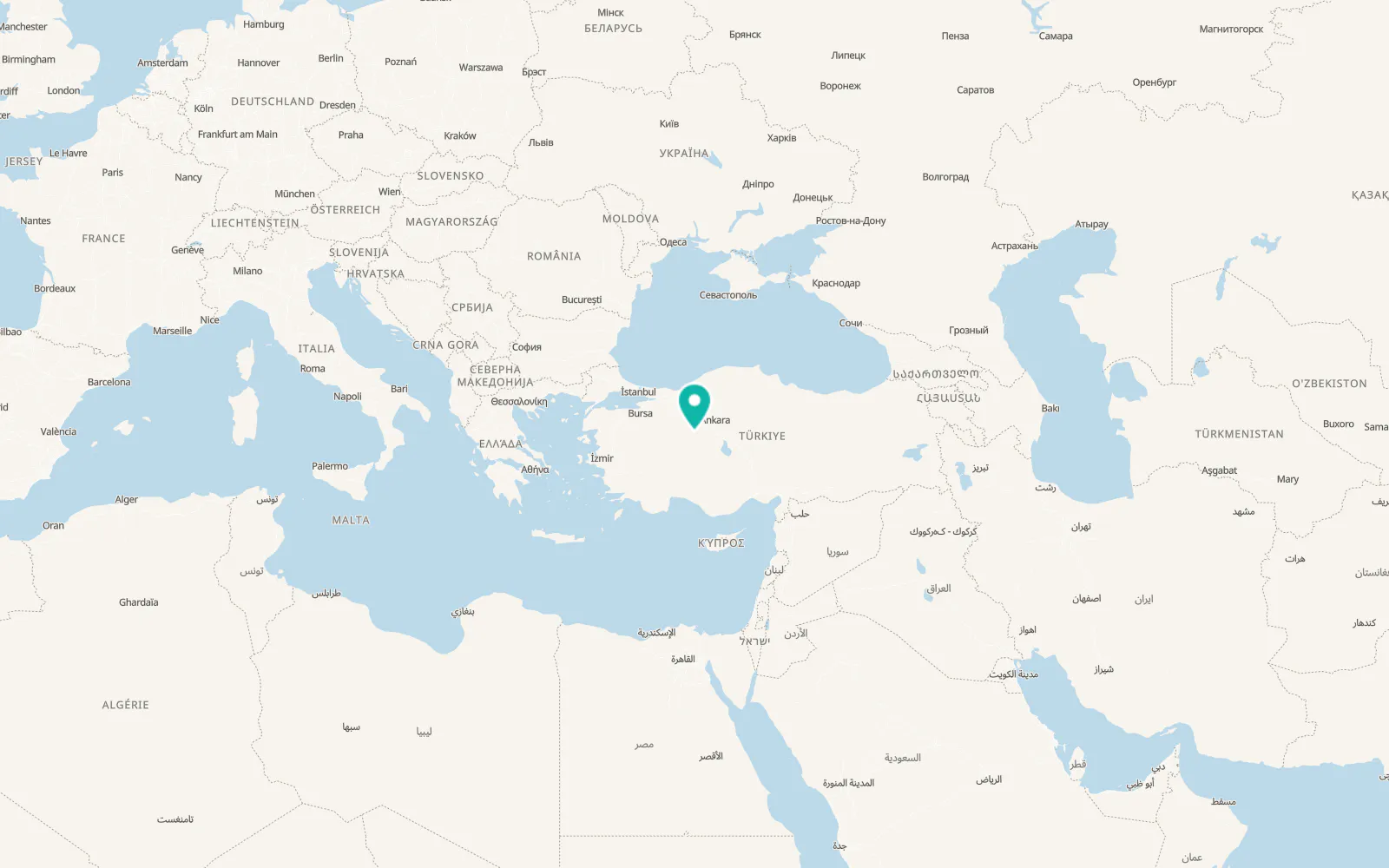 Map of Günyüzü