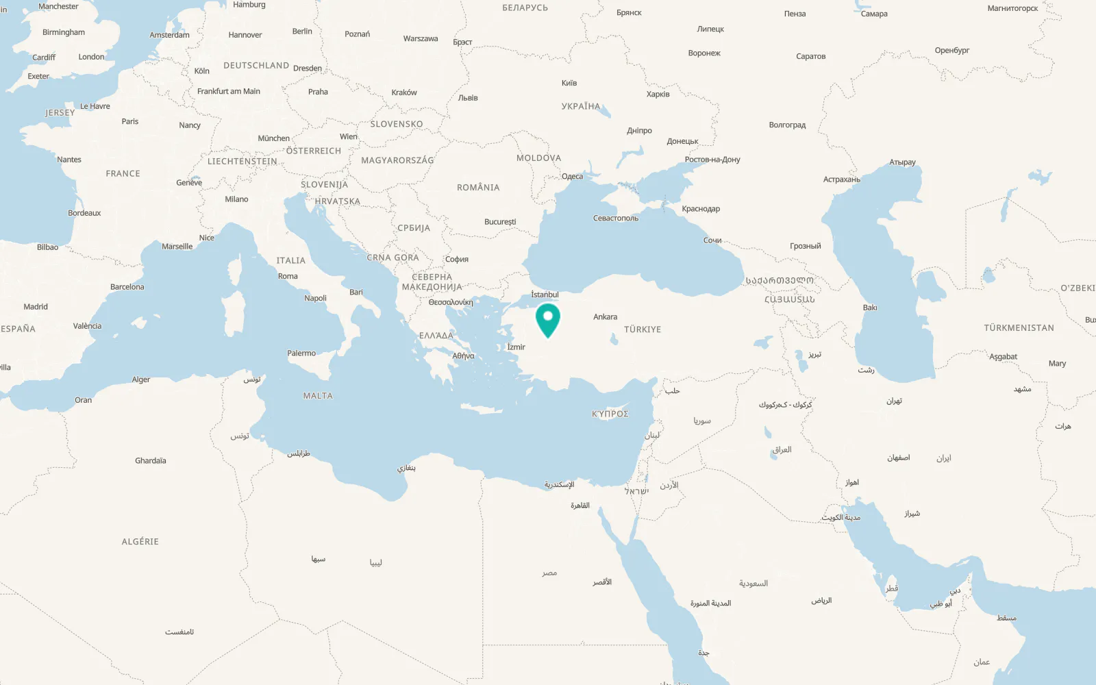 Map of Güre
