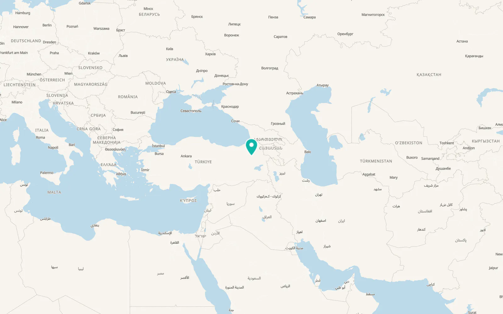 Map of Güzelhisar