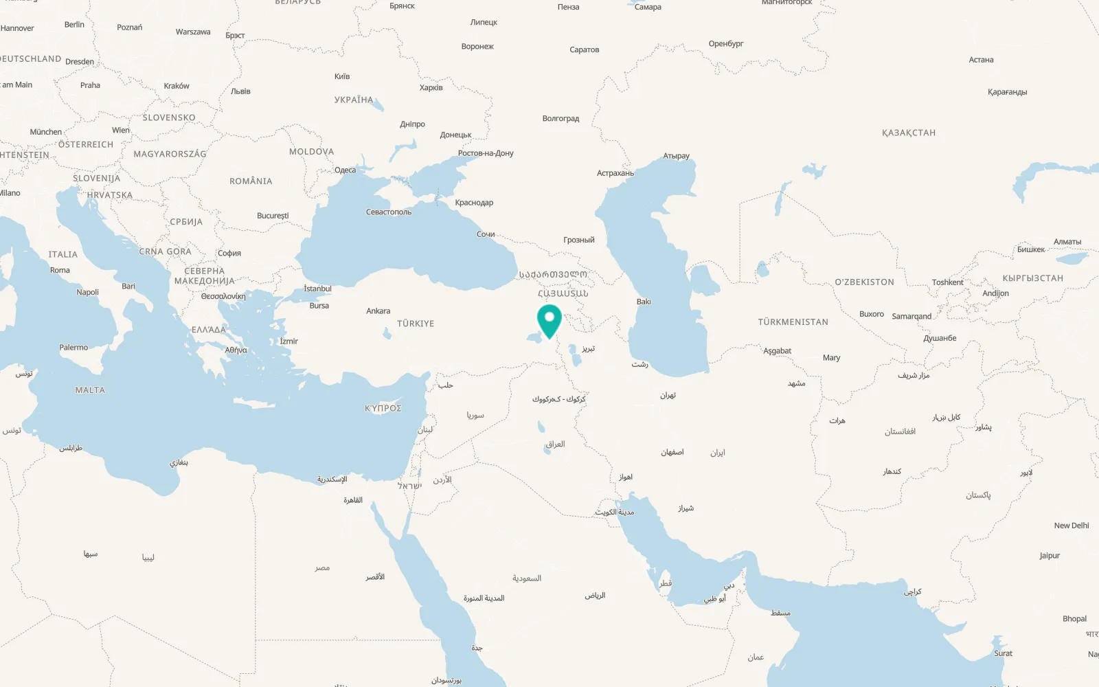 Map of Güzelsu