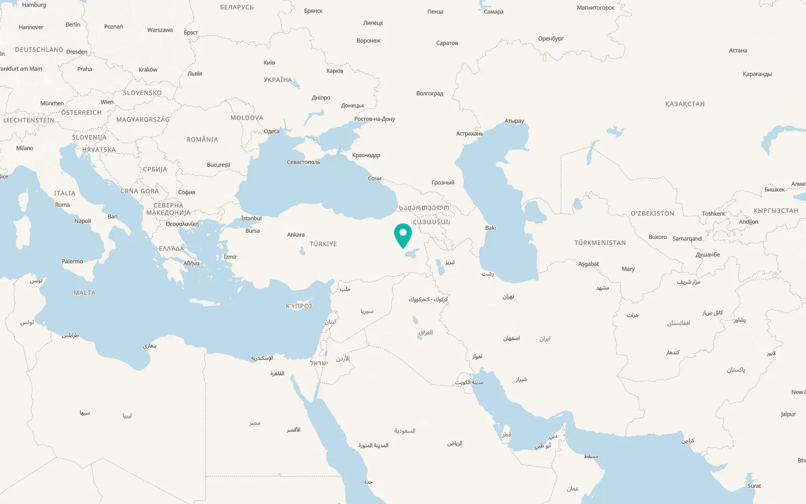 Map of Güzelsu