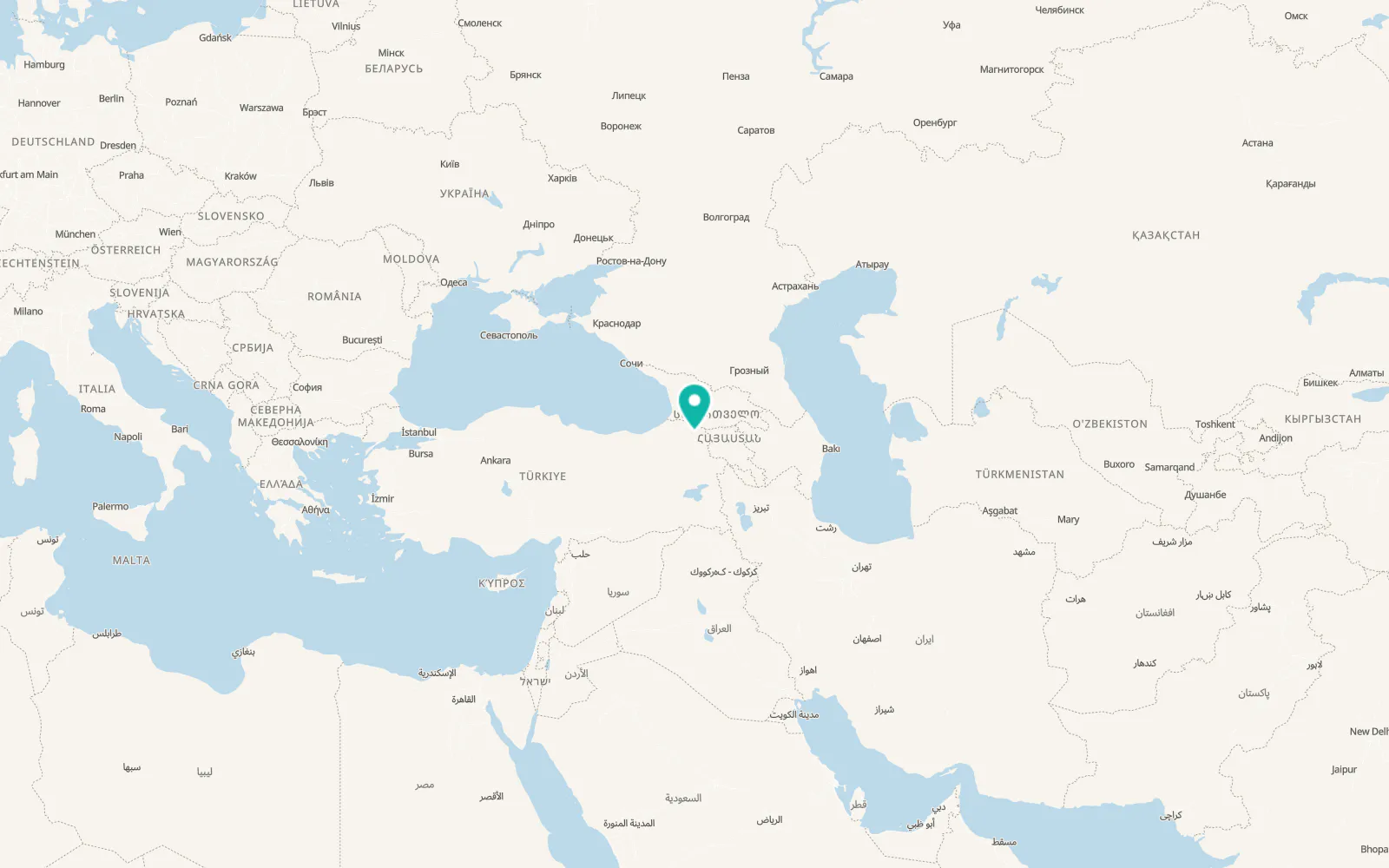 Map of Hacıali