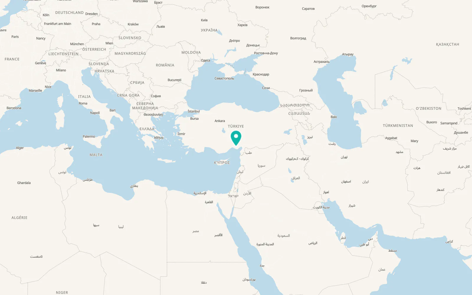 Map of Hacıali