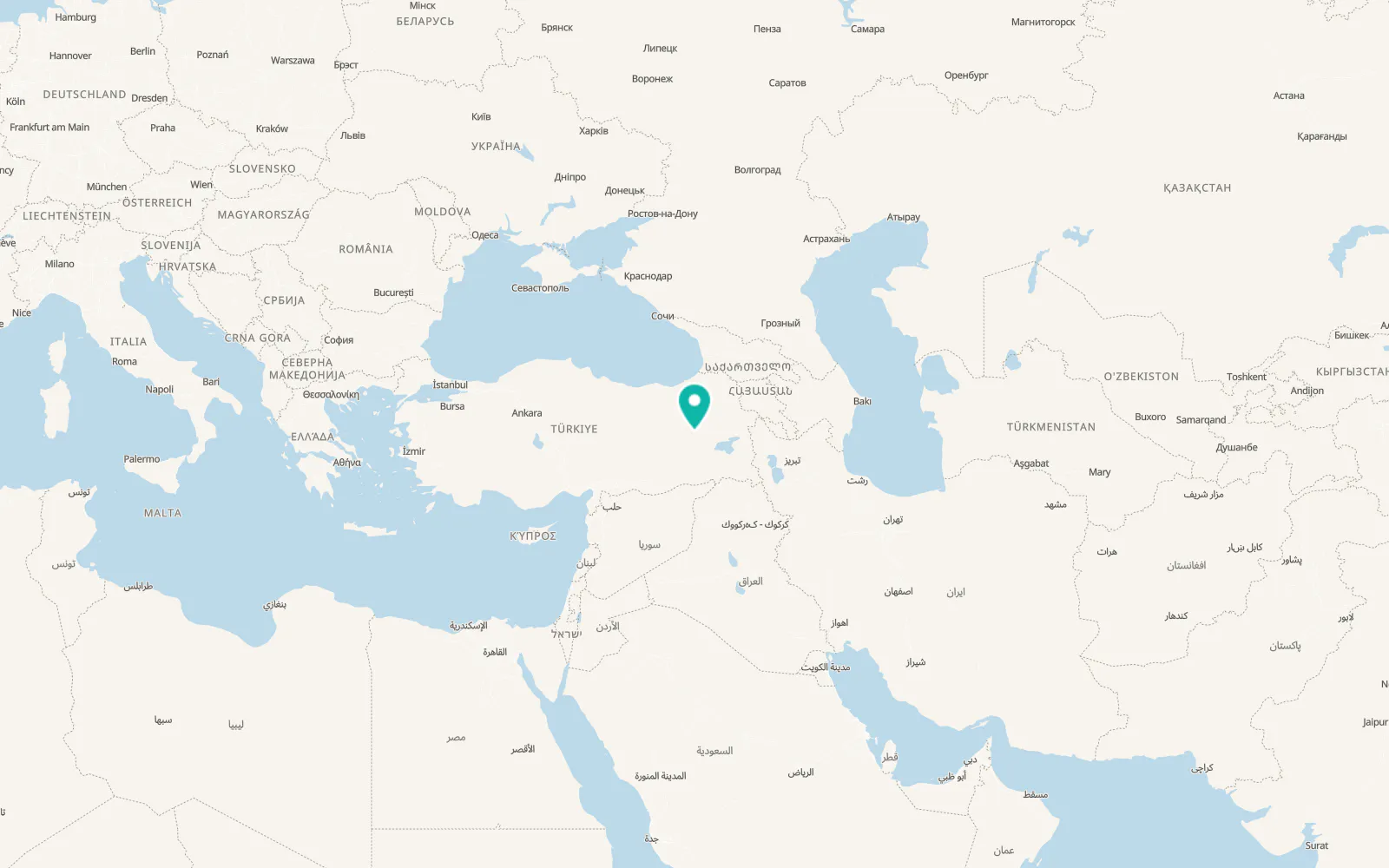 Map of Haksever