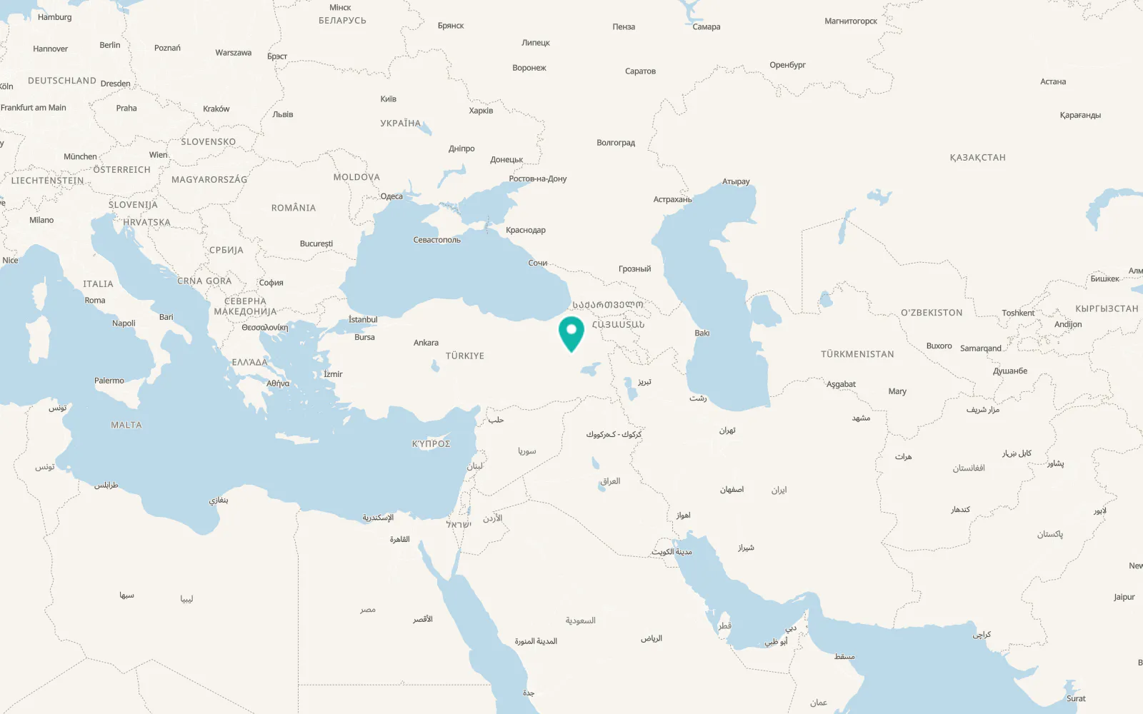 Map of Halilçavuş