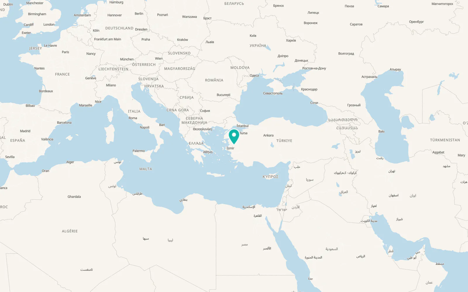 Map of Halitpaşa