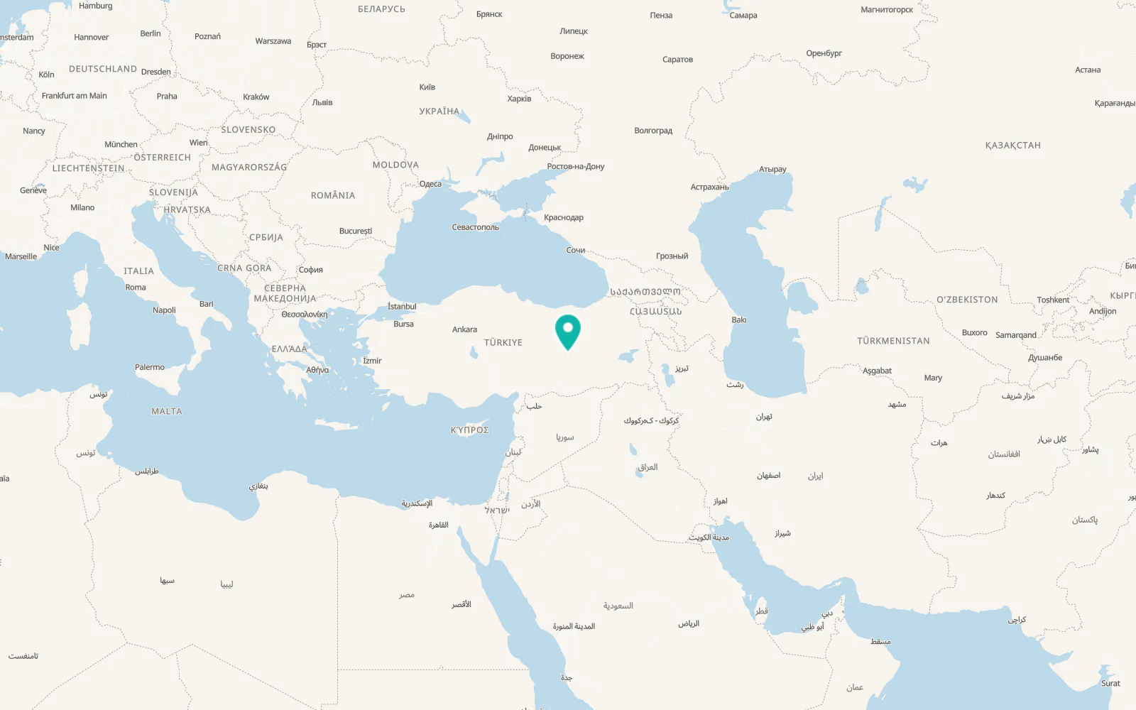 Map of Harput