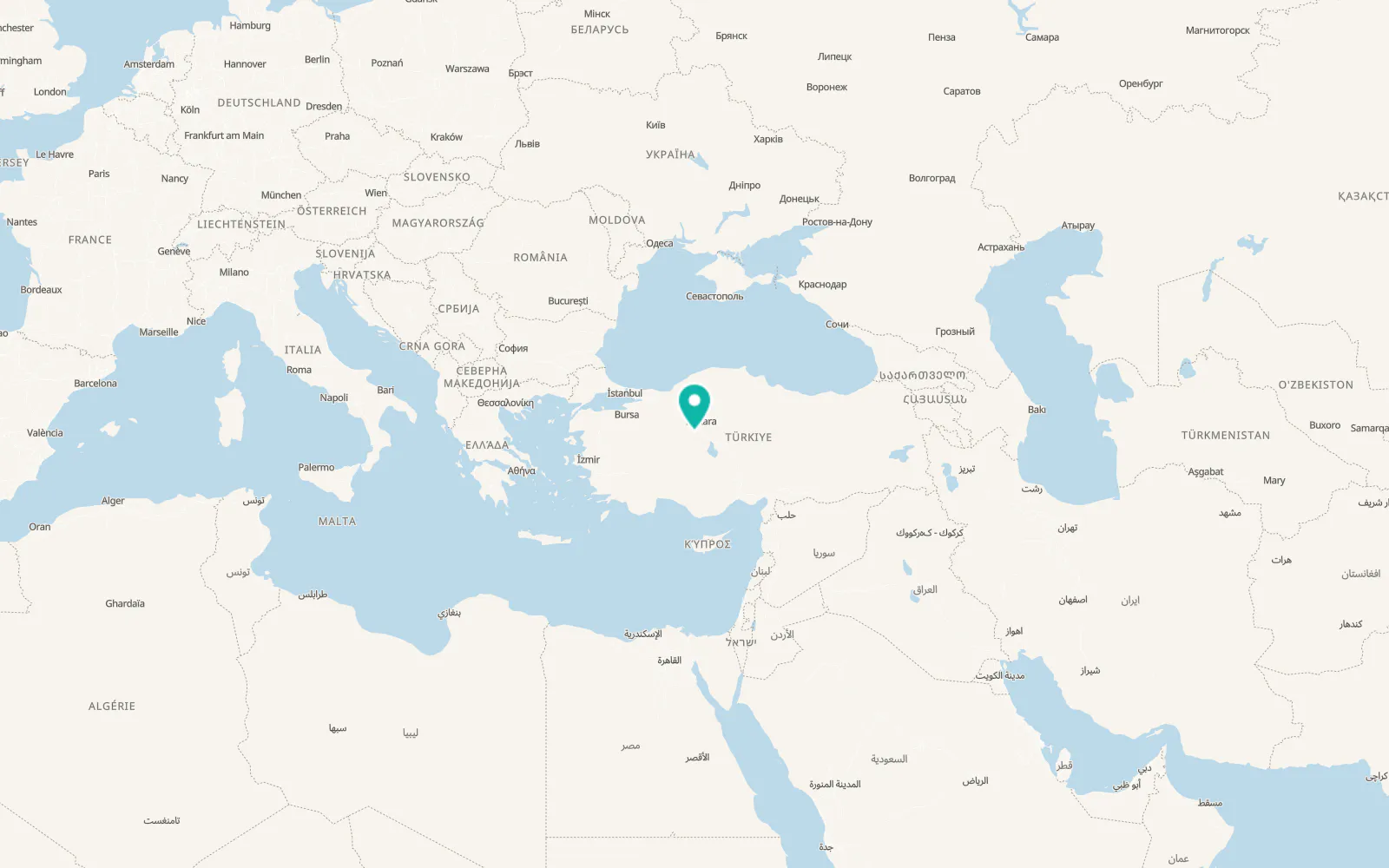 Map of Haymana