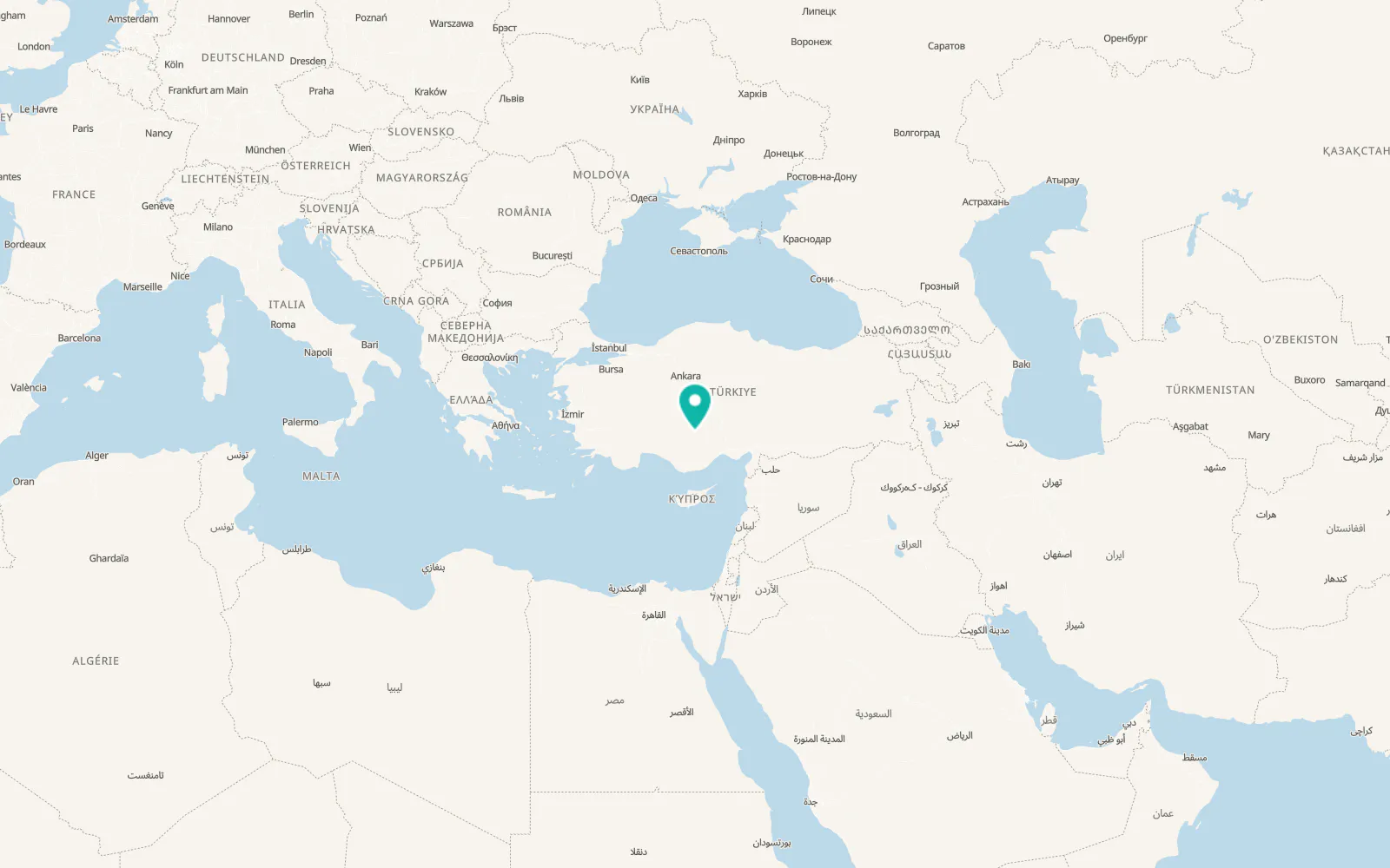 Map of Hotamış