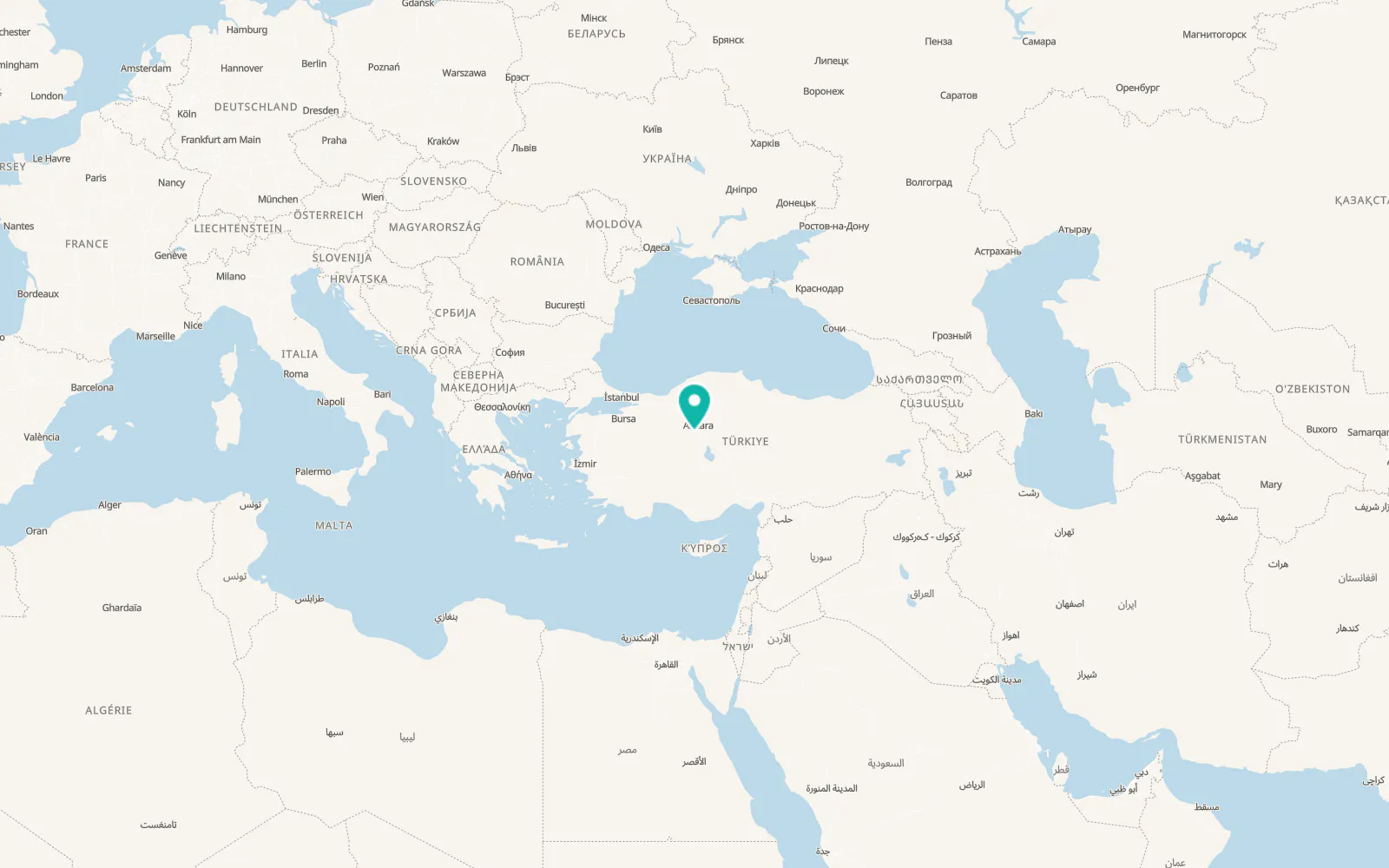 Map of İkizce