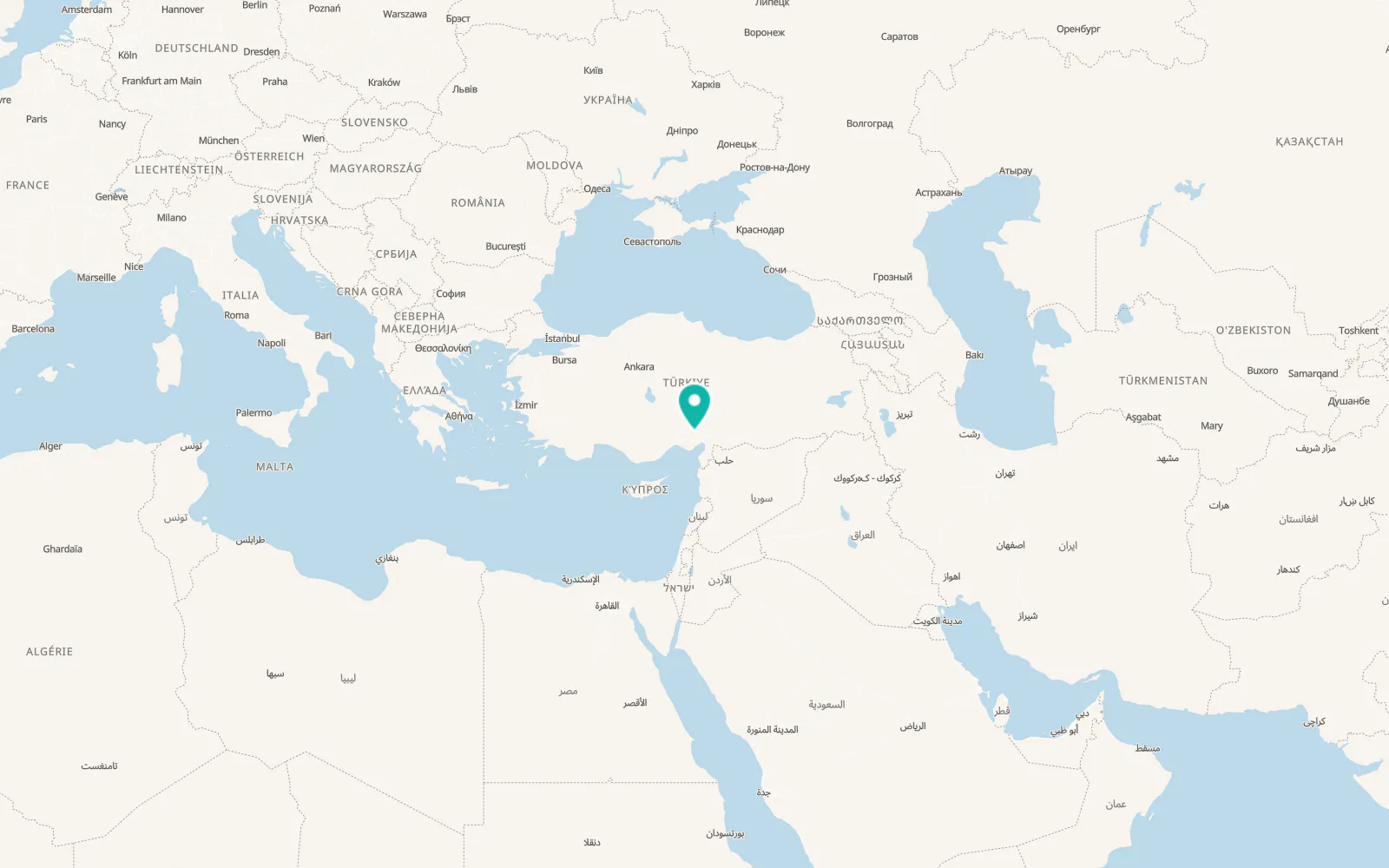 Map of İmamoğlu