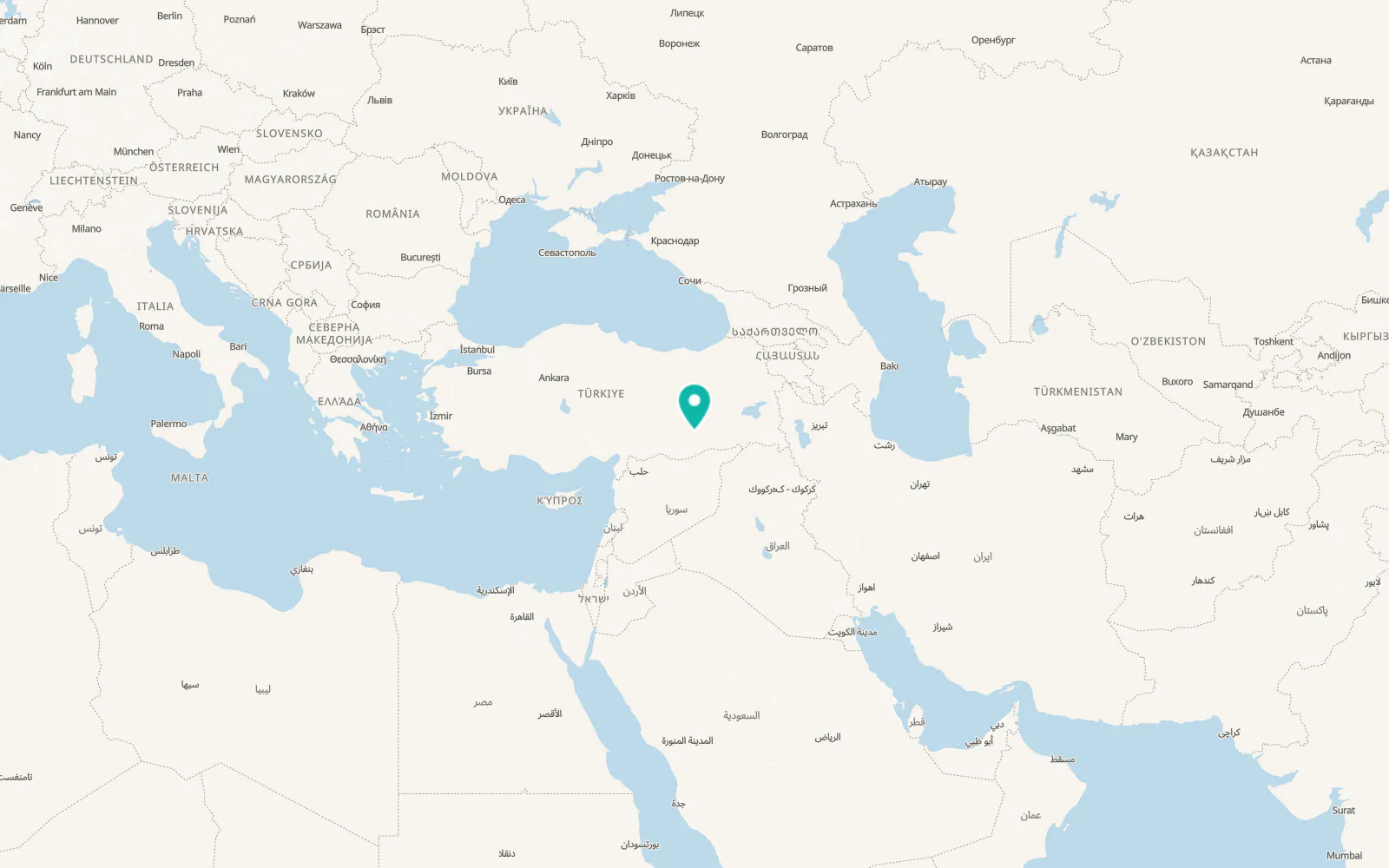 Map of İnanöz