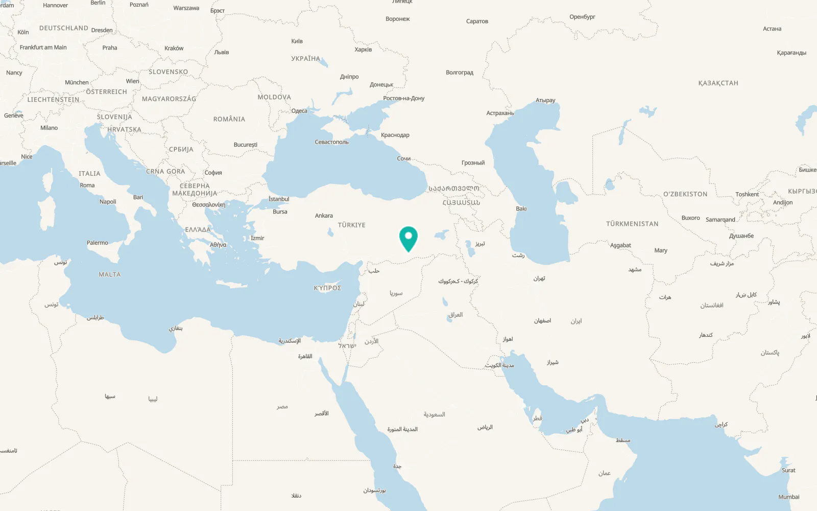 Map of İncesu