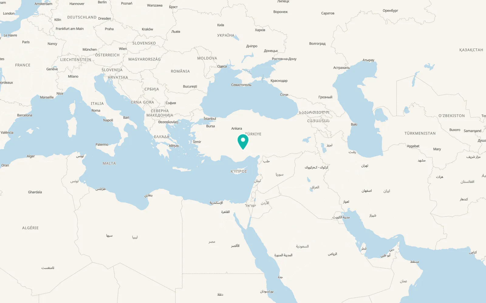 Map of İnönü