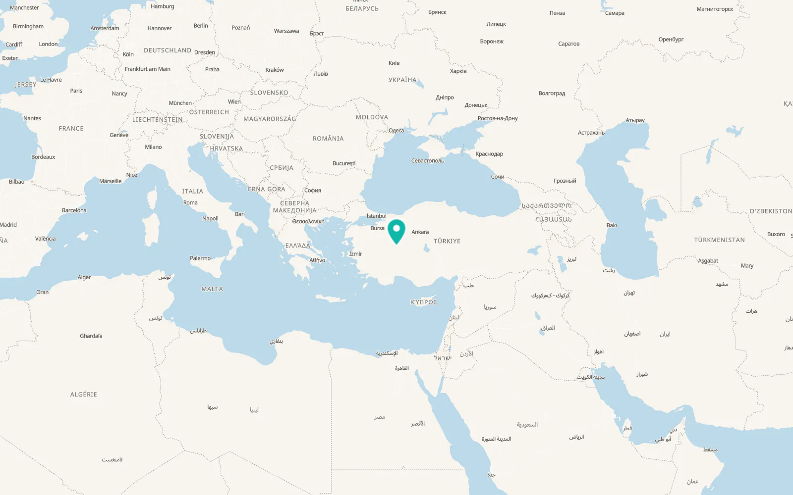 Map of İscehisar