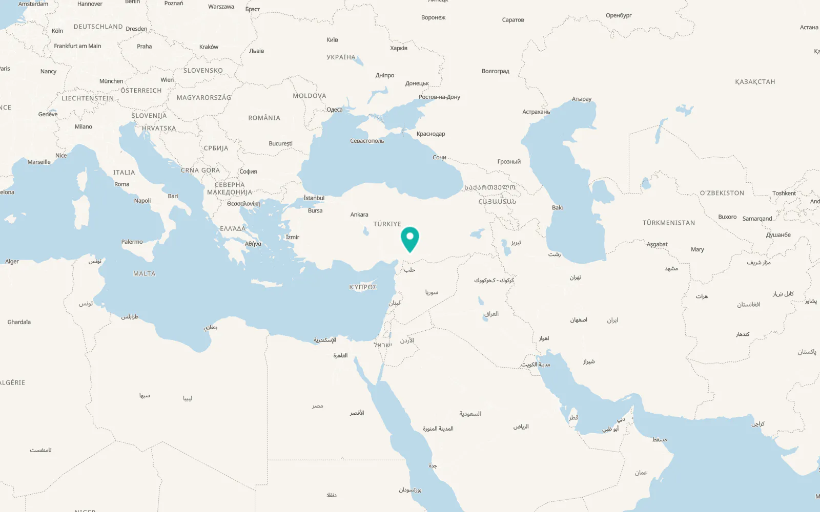 Map of Işıklı