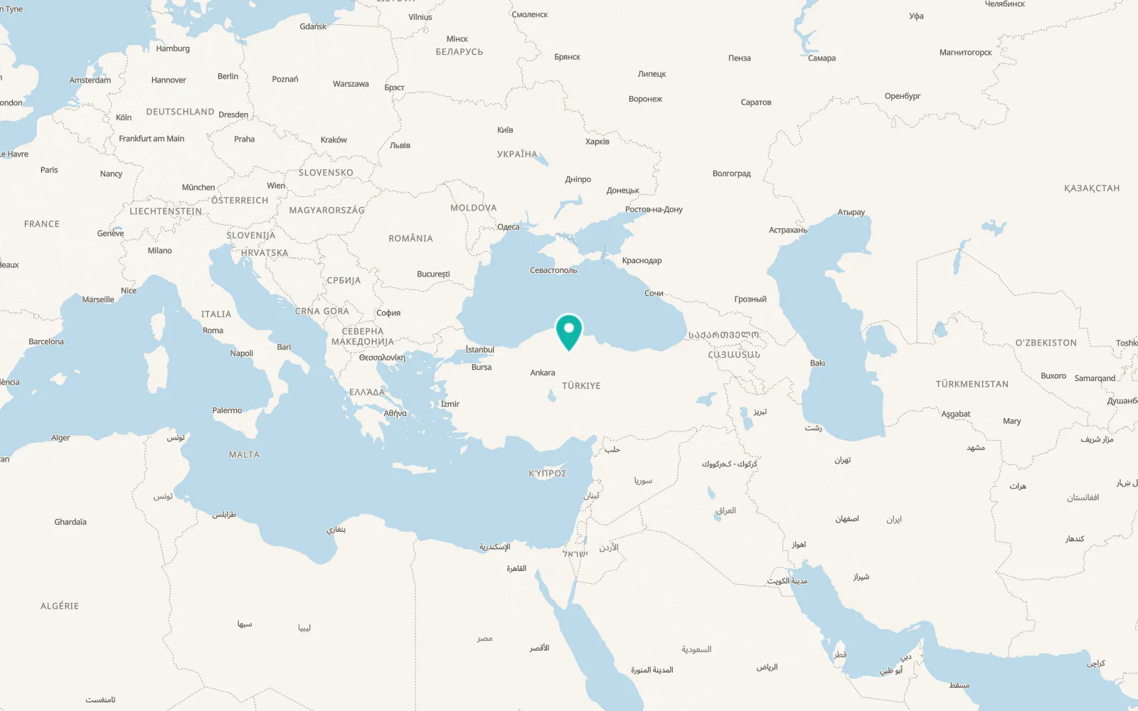 Map of İskilip