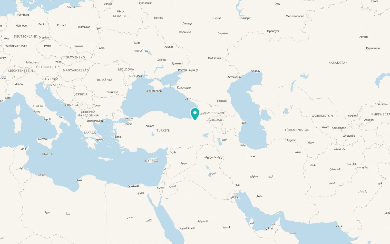Map of İspir