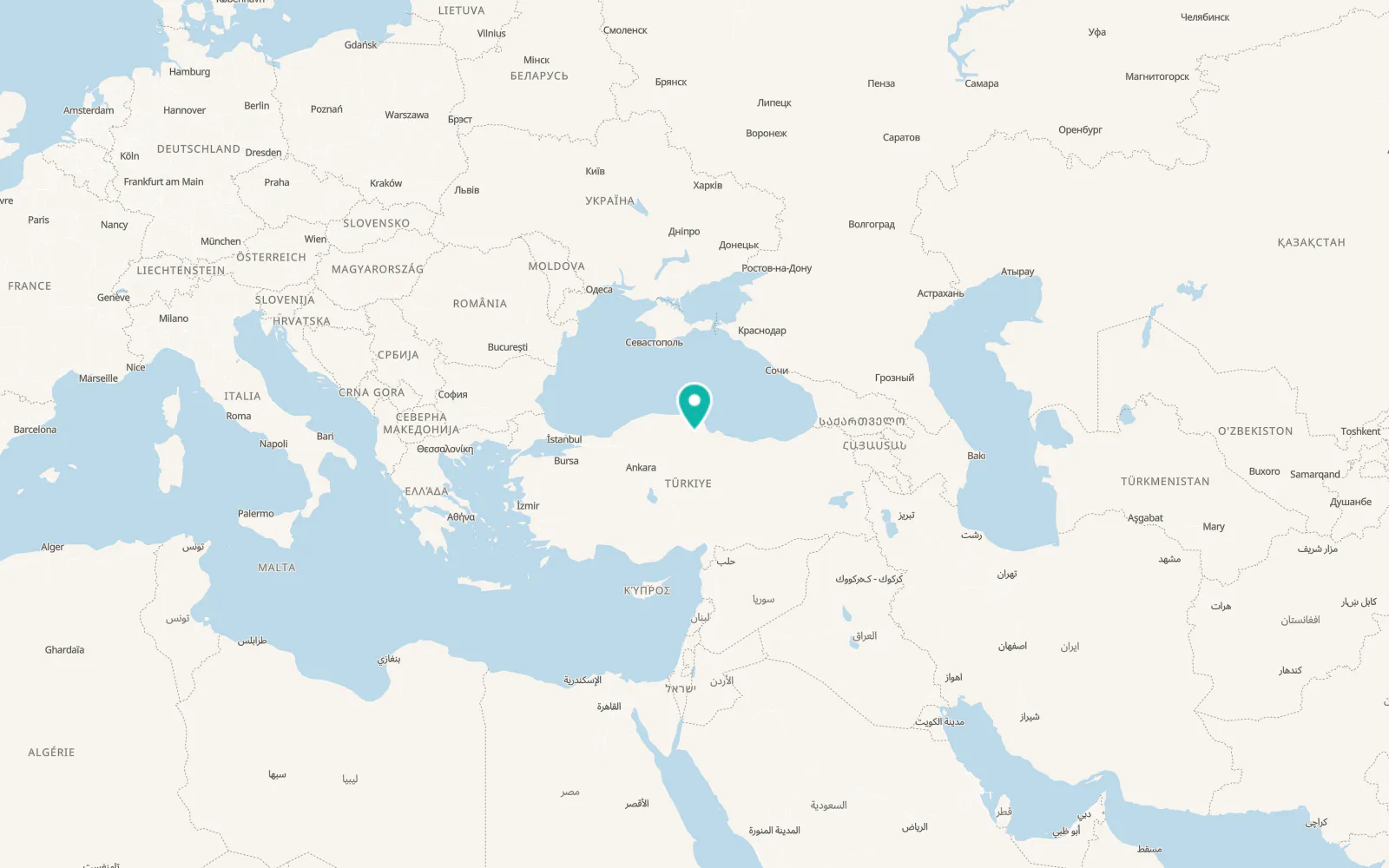 Map of Kabalı