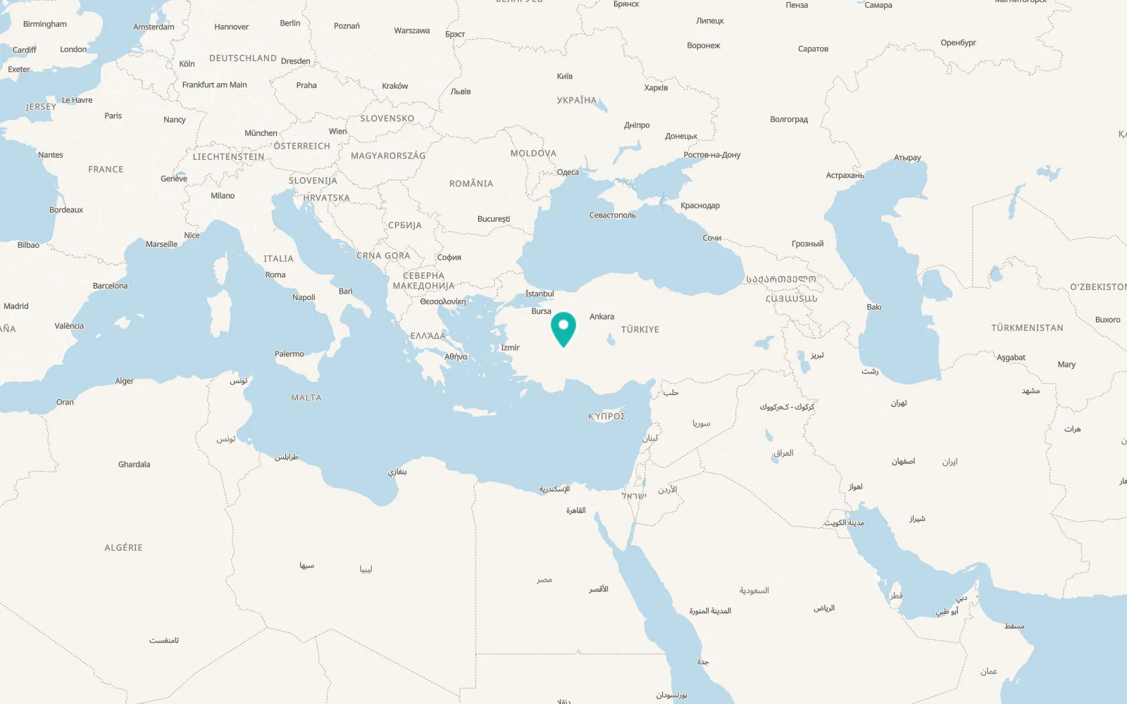 Map of Kadılar