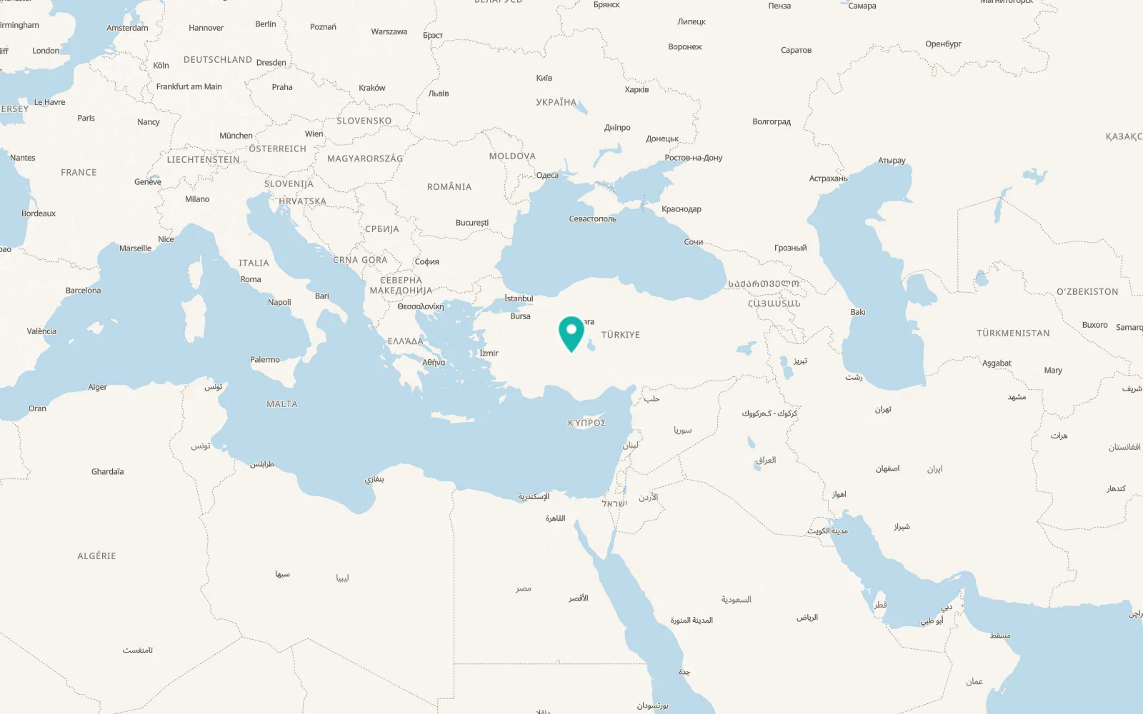 Map of Kadınhanı