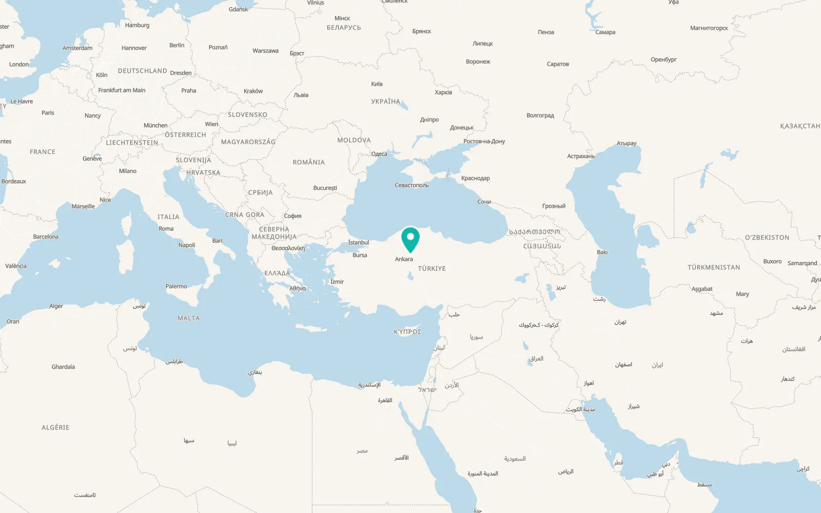 Map of Kalecik