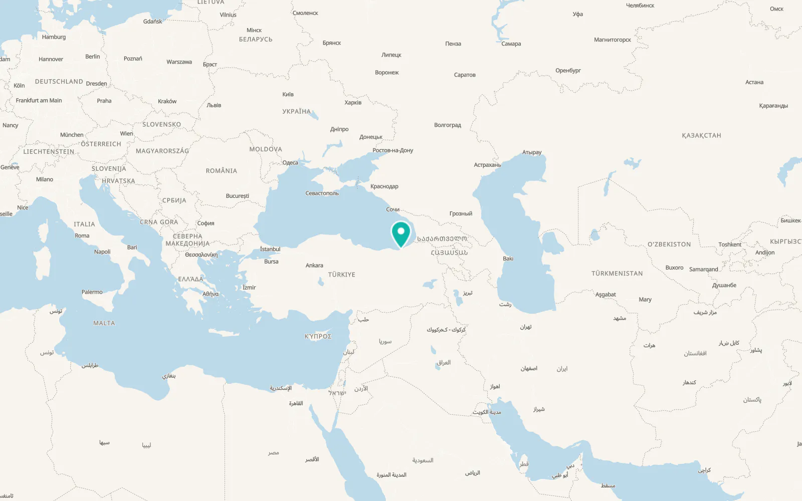 Map of Kalkandere