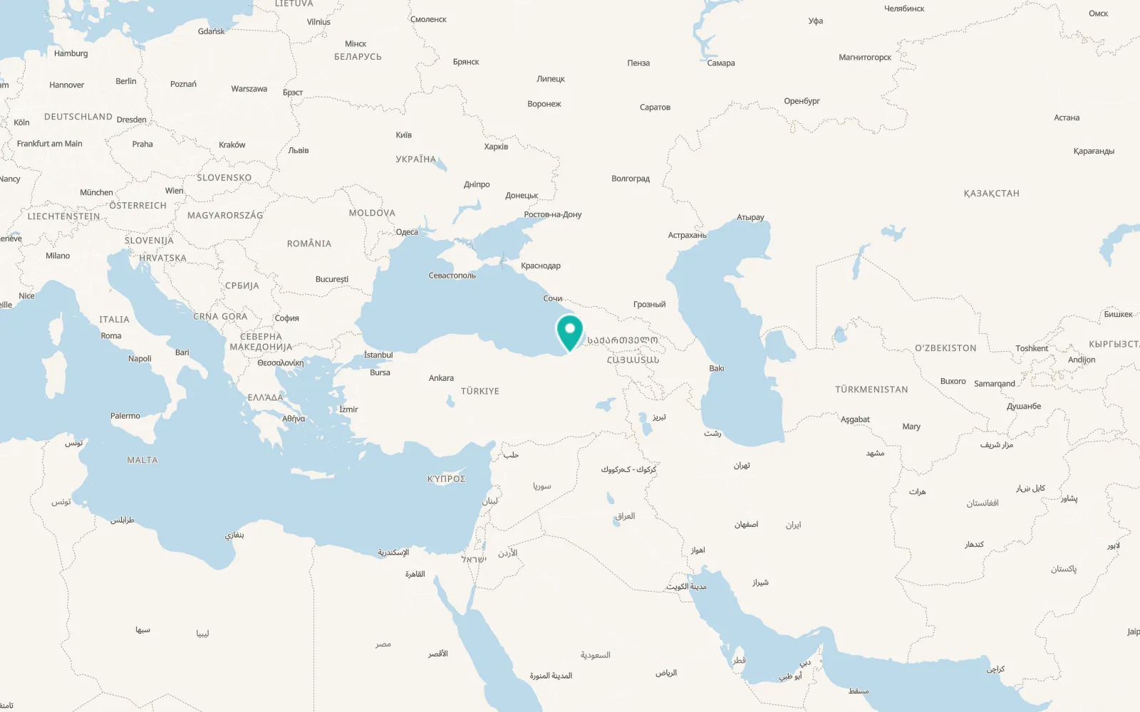 Map of Kaptanpaşa