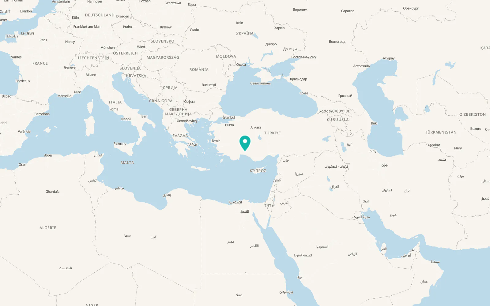 Map of Karabucak