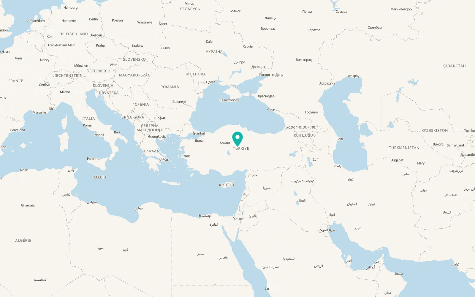 Map of Karahasanlı