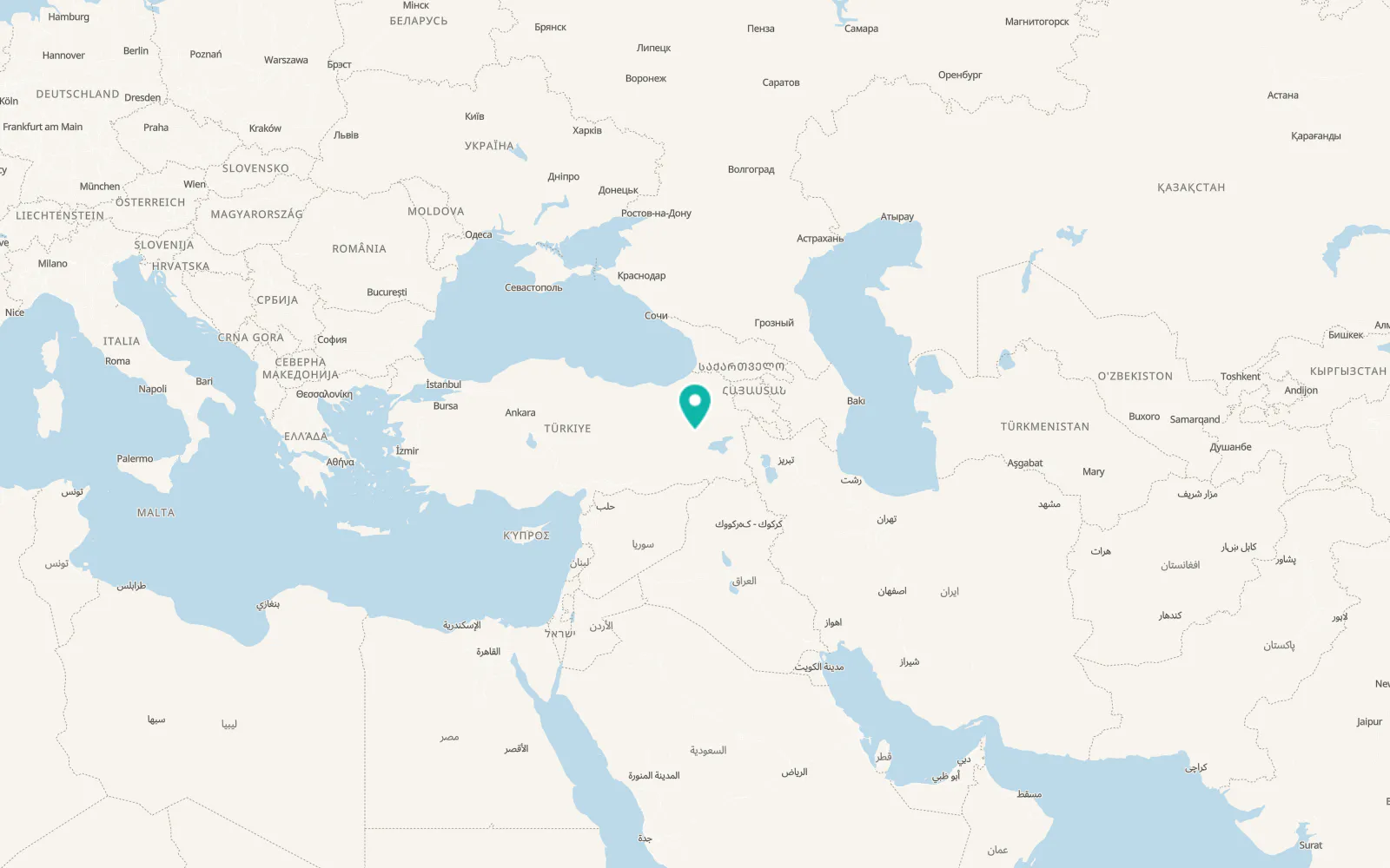Map of Karaköy