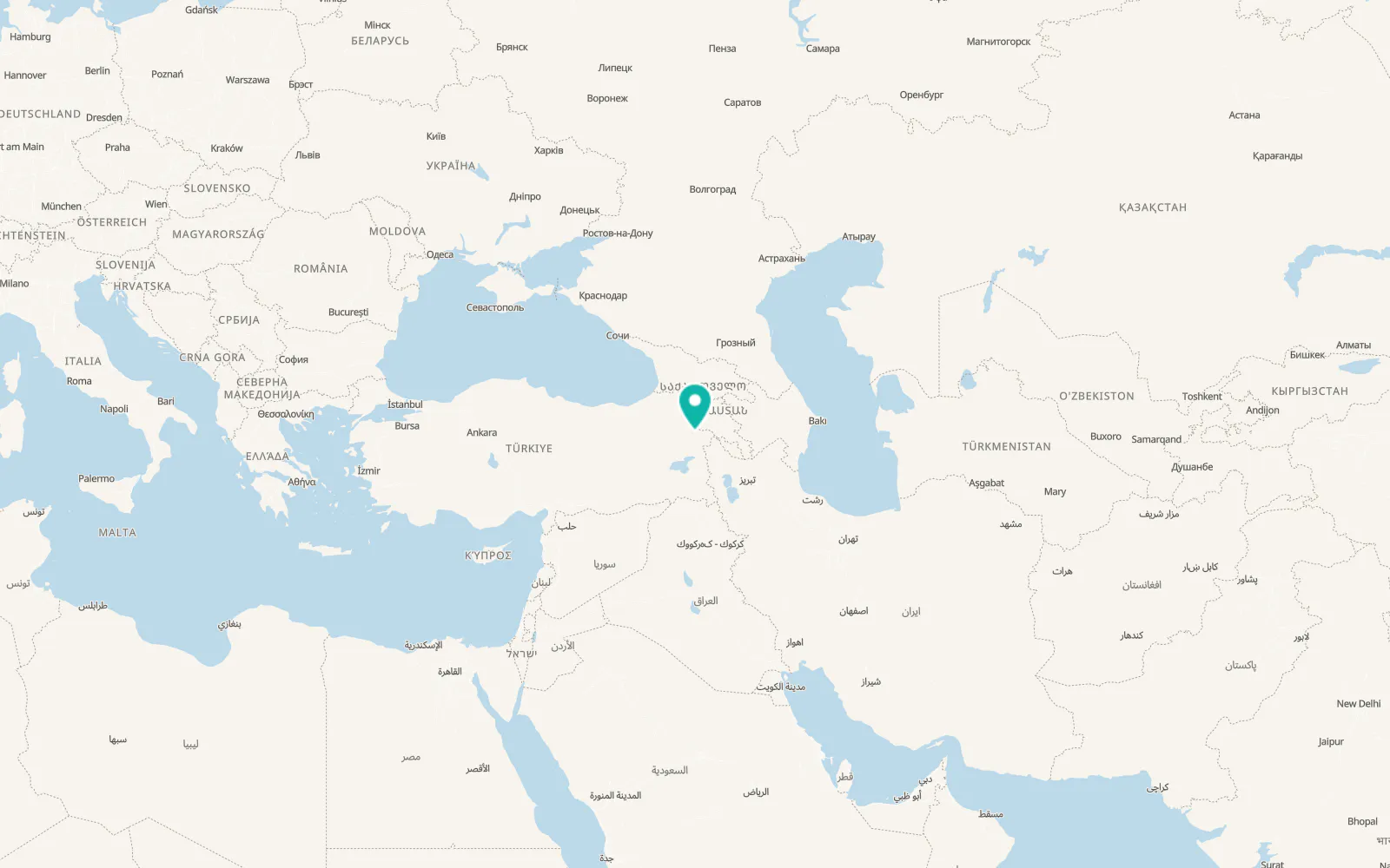 Map of Karakoyunlu