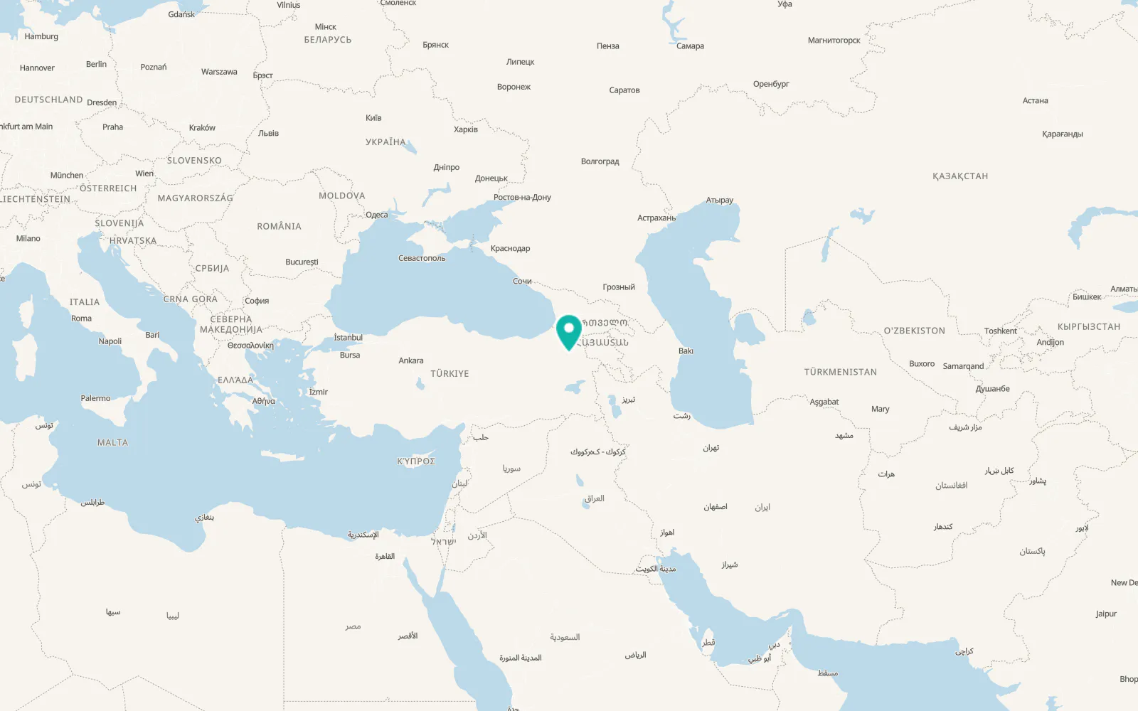 Map of Karakurt
