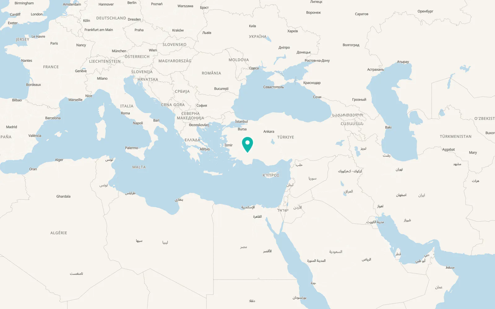 Map of Karamanlı